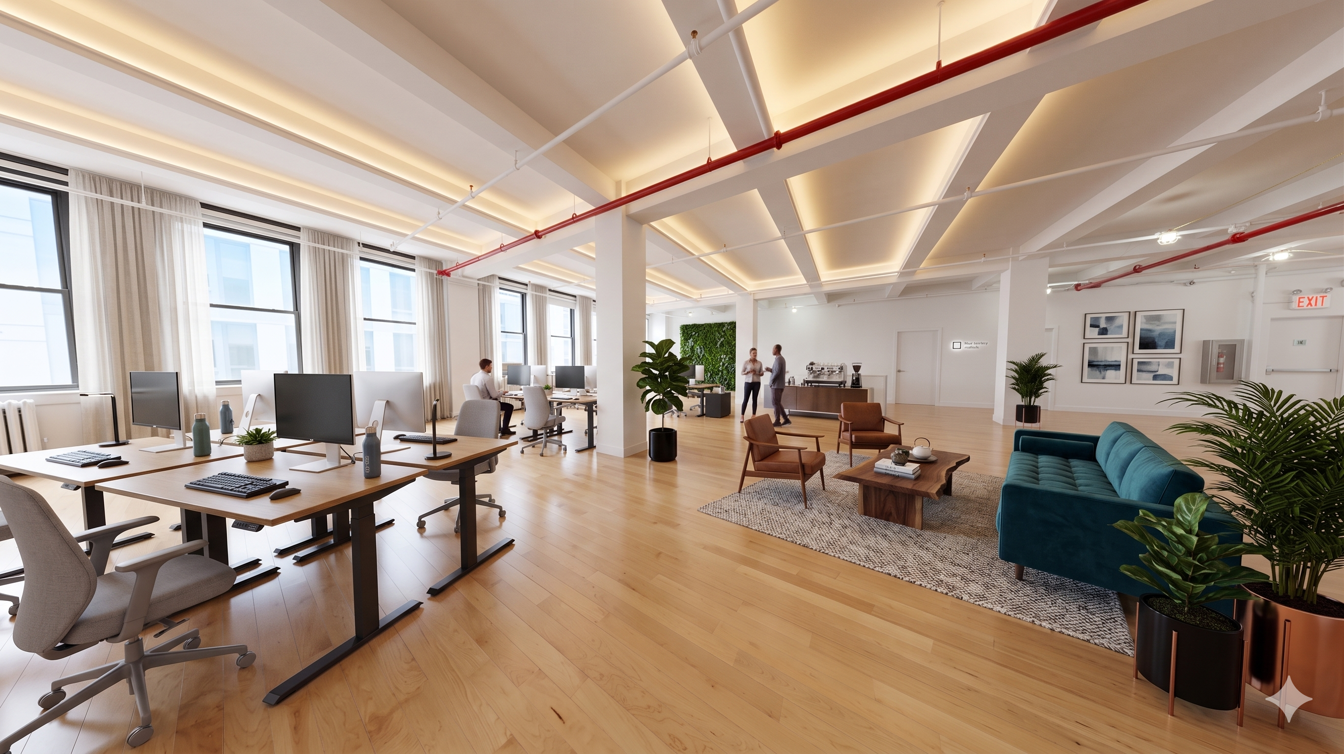 Naturally Lit Creative Office in Chelsea