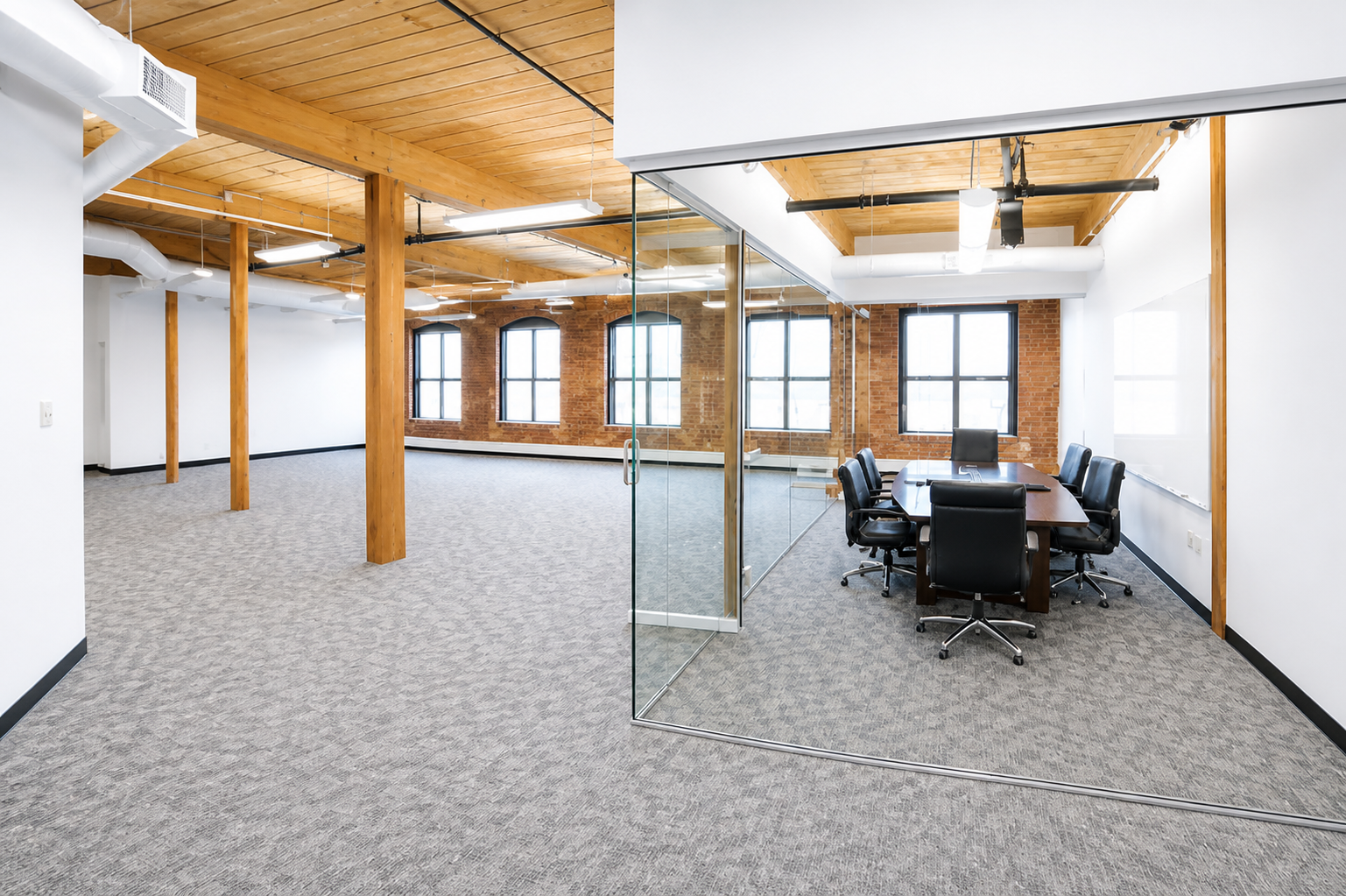 Creative Cambridge Space with Exposed Brick and High Ceilings