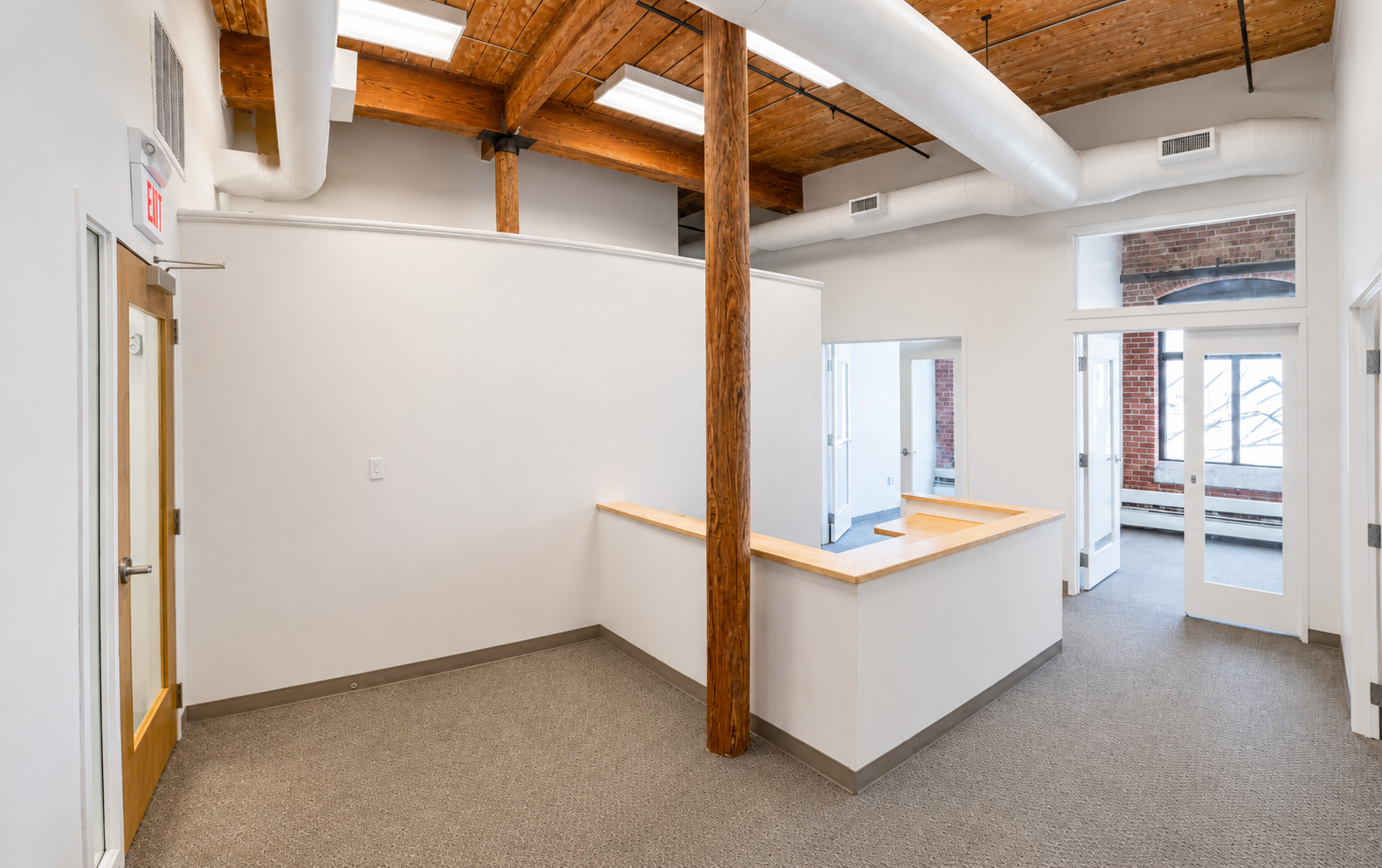 Bright Brick Office by Central Square in Cambridge