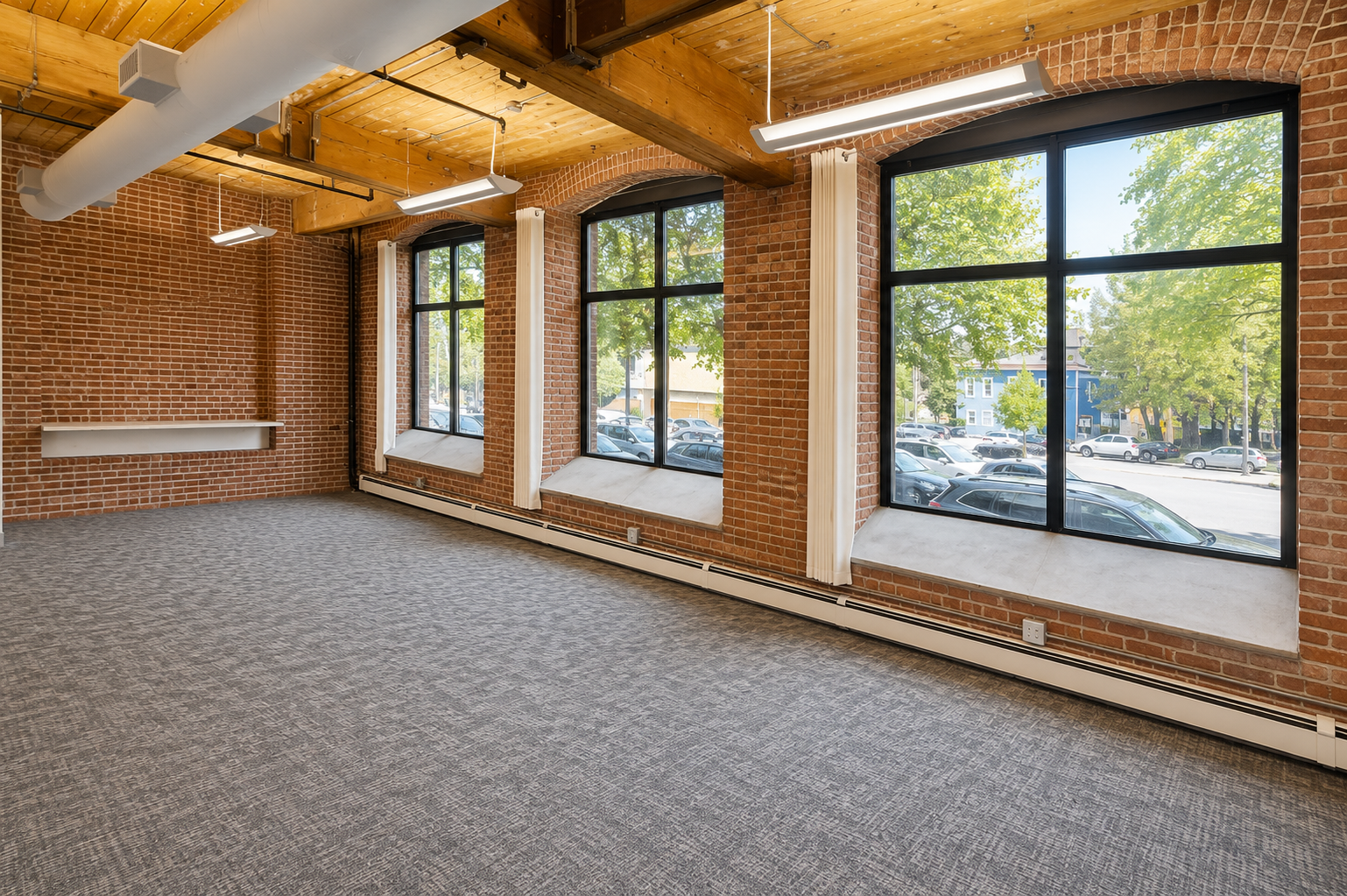 Creative Brick Office with Natural Light in East Cambridge
