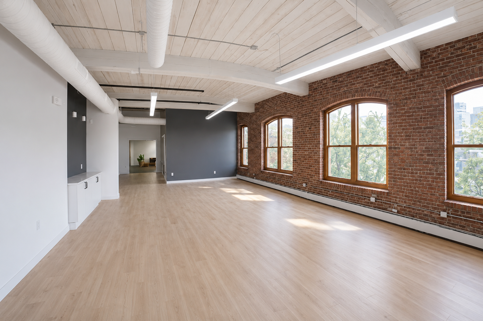 Creative Brick Suite with Natural Light in Cambridge