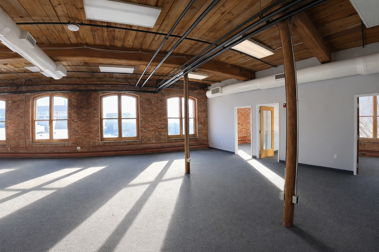 Creative Brick-and-Light Workspace in East Cambridge
