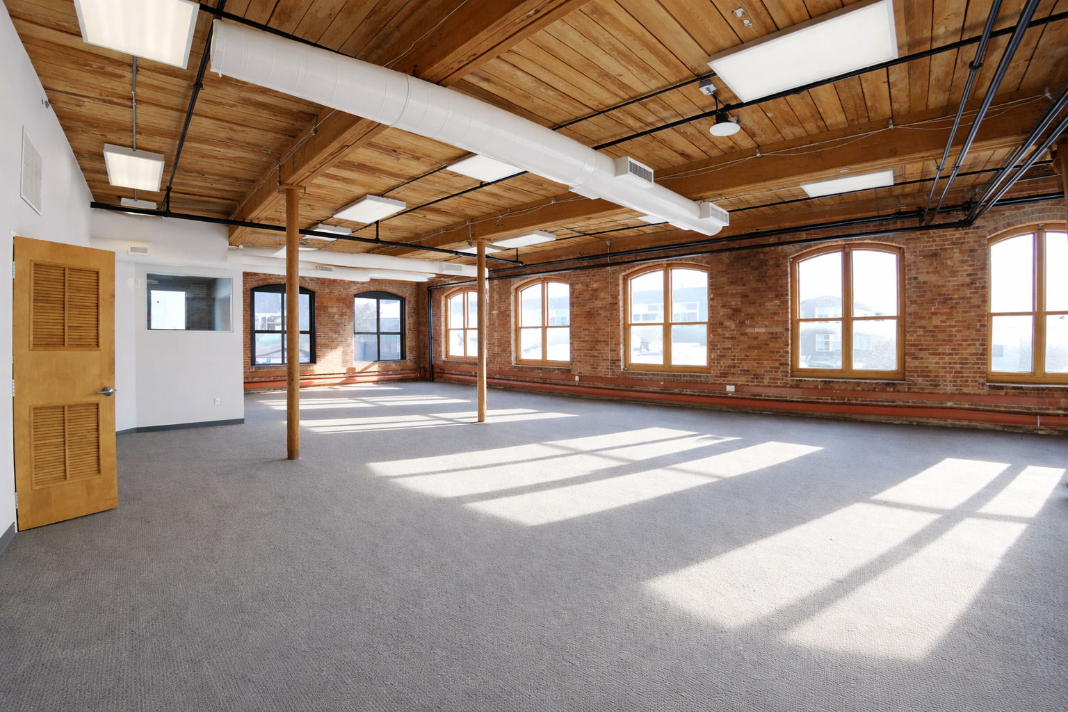 Creative Brick-and-Light Workspace in East Cambridge