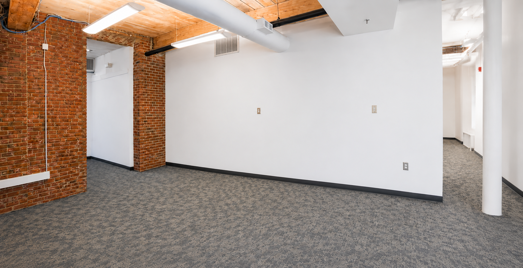 Creative Brick Office with Natural Light in East Cambridge