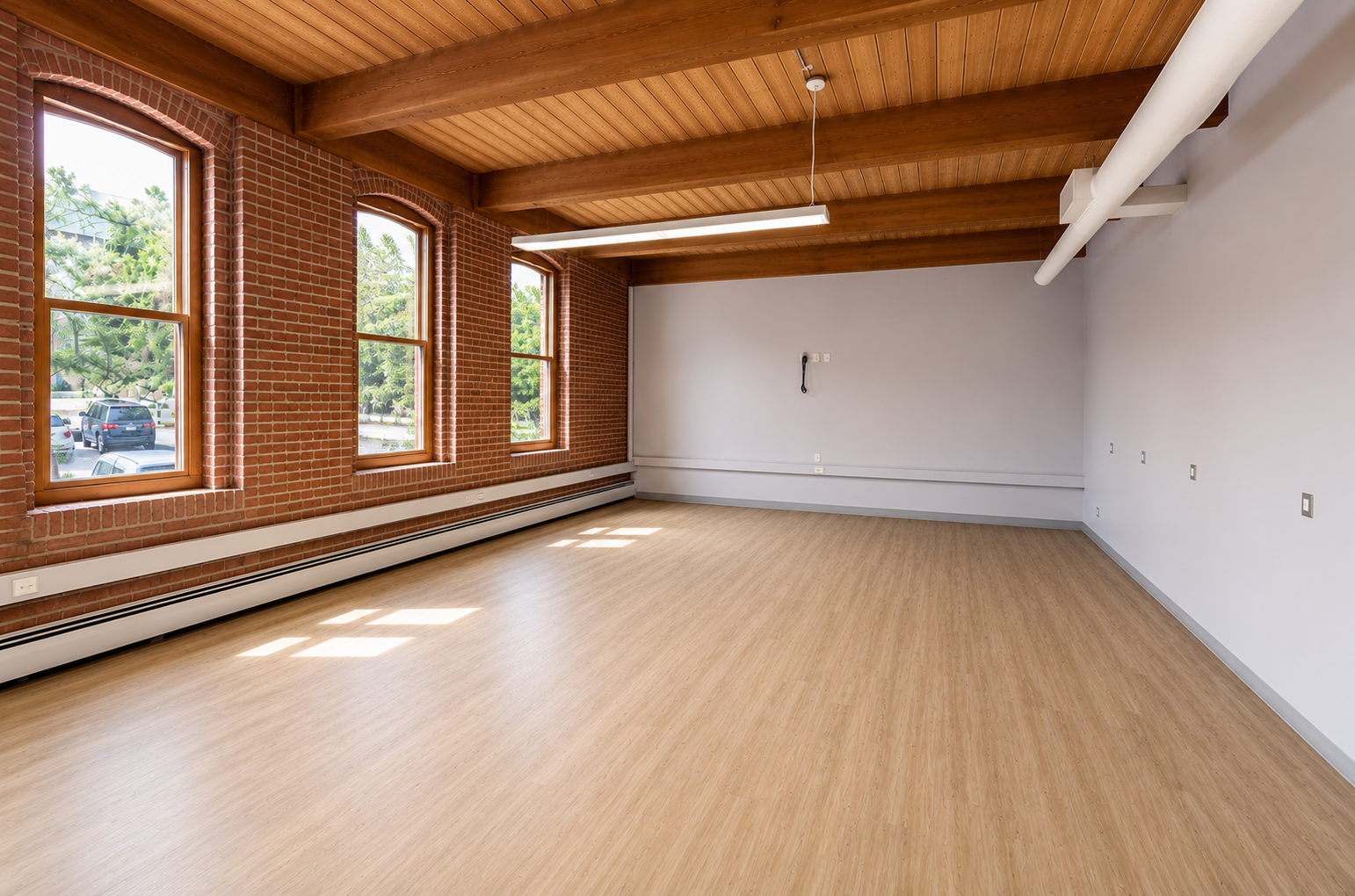 Creative Brick Office with Natural Light in East Cambridge