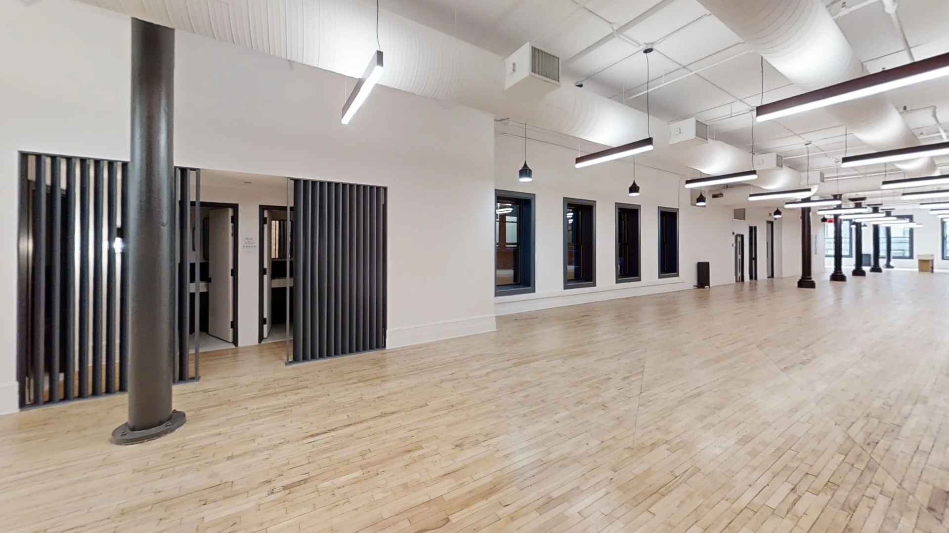 Bright, Creative SOHO Office with Exposed Brick