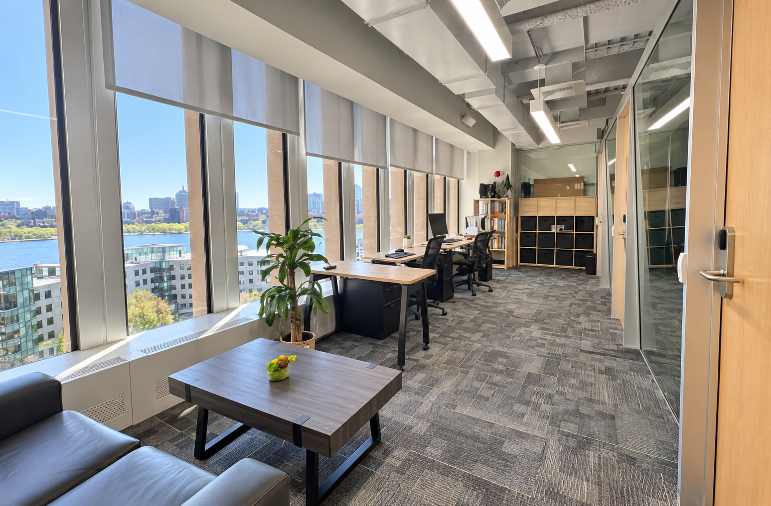 Private Office with Incredible Views in Premium Cambridge Coworking 