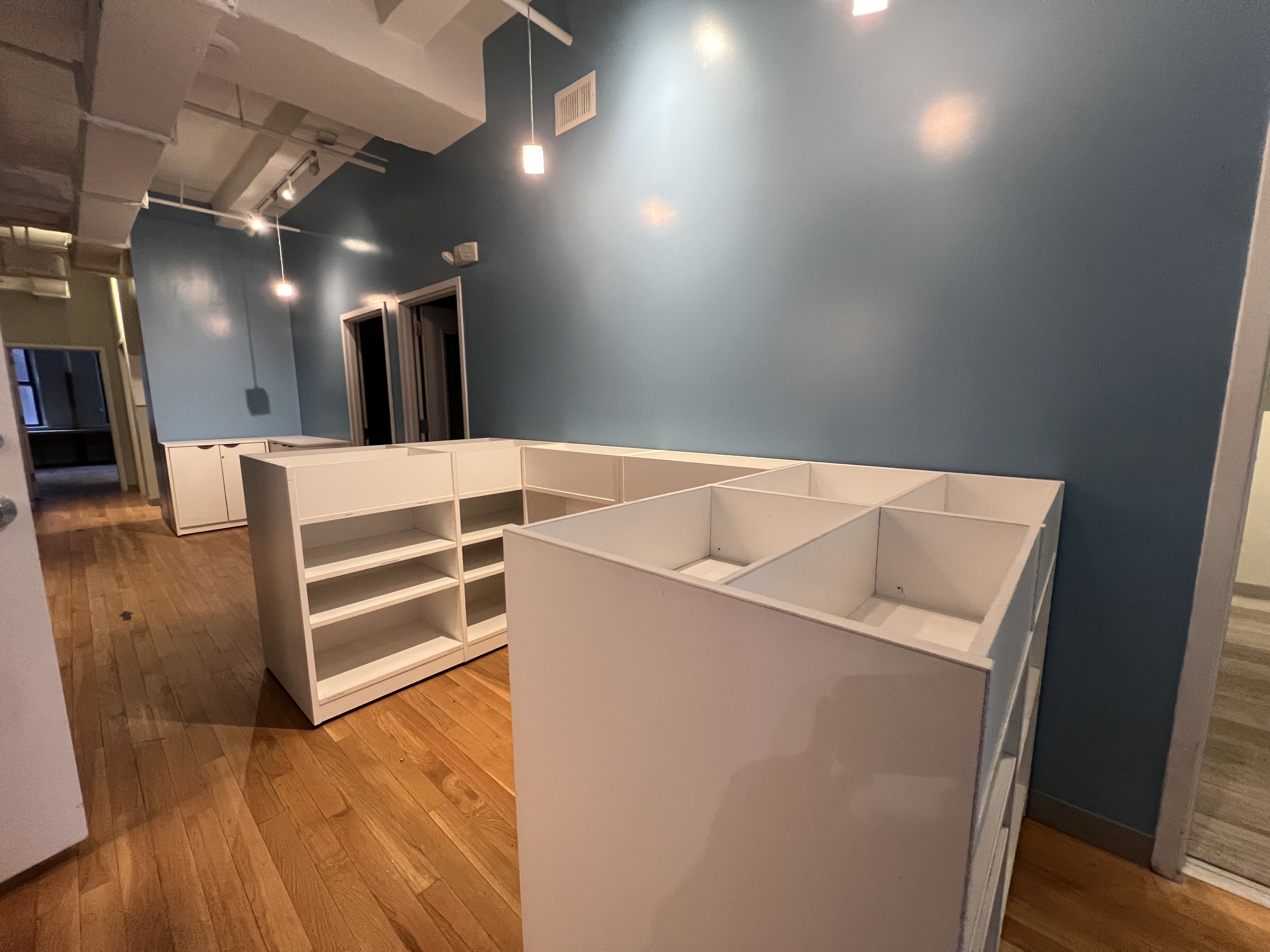 Spacious NoMad Office with Hardwood Floors