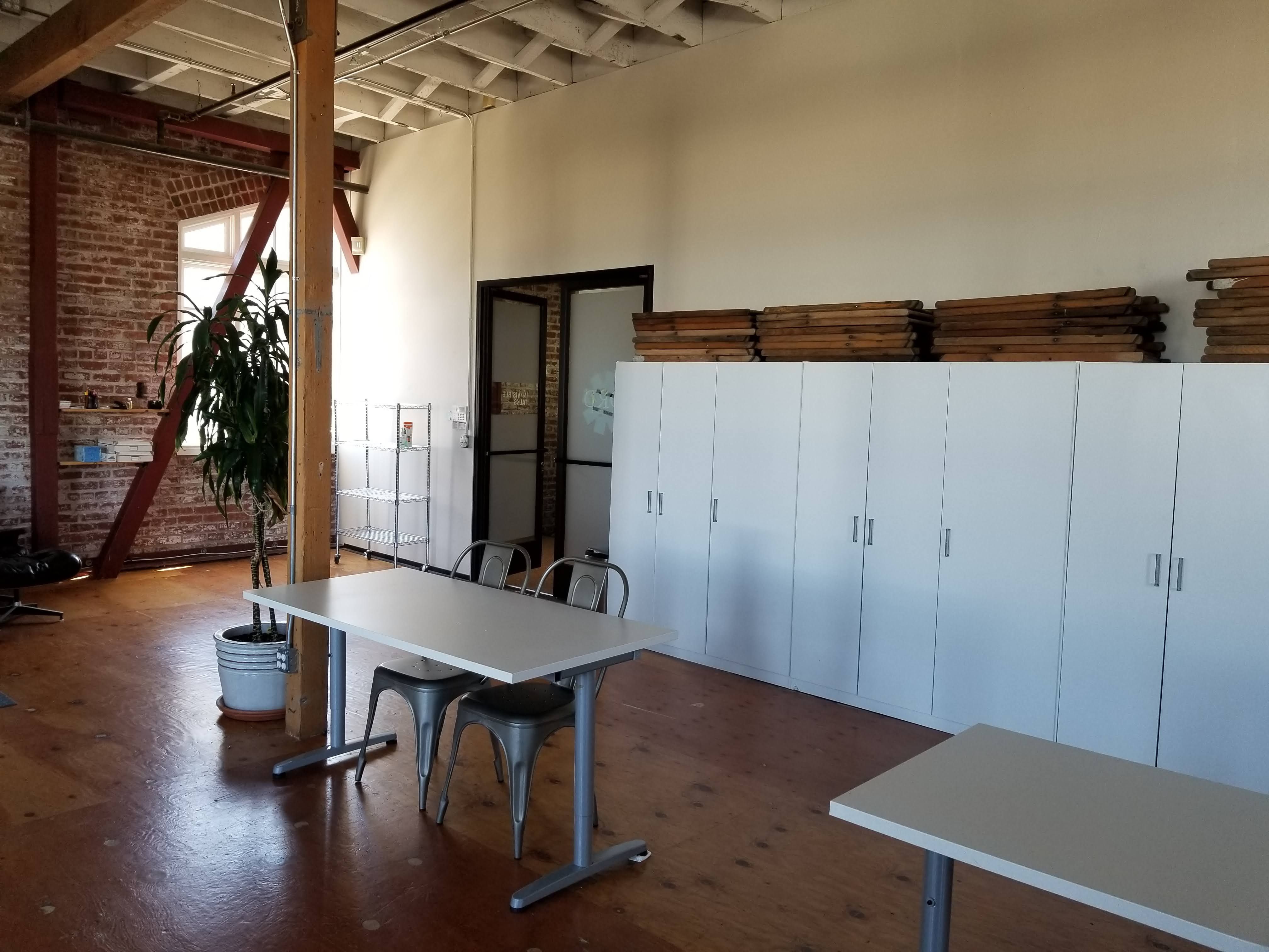 Chic Brick Office with Natural Light in SF Design District