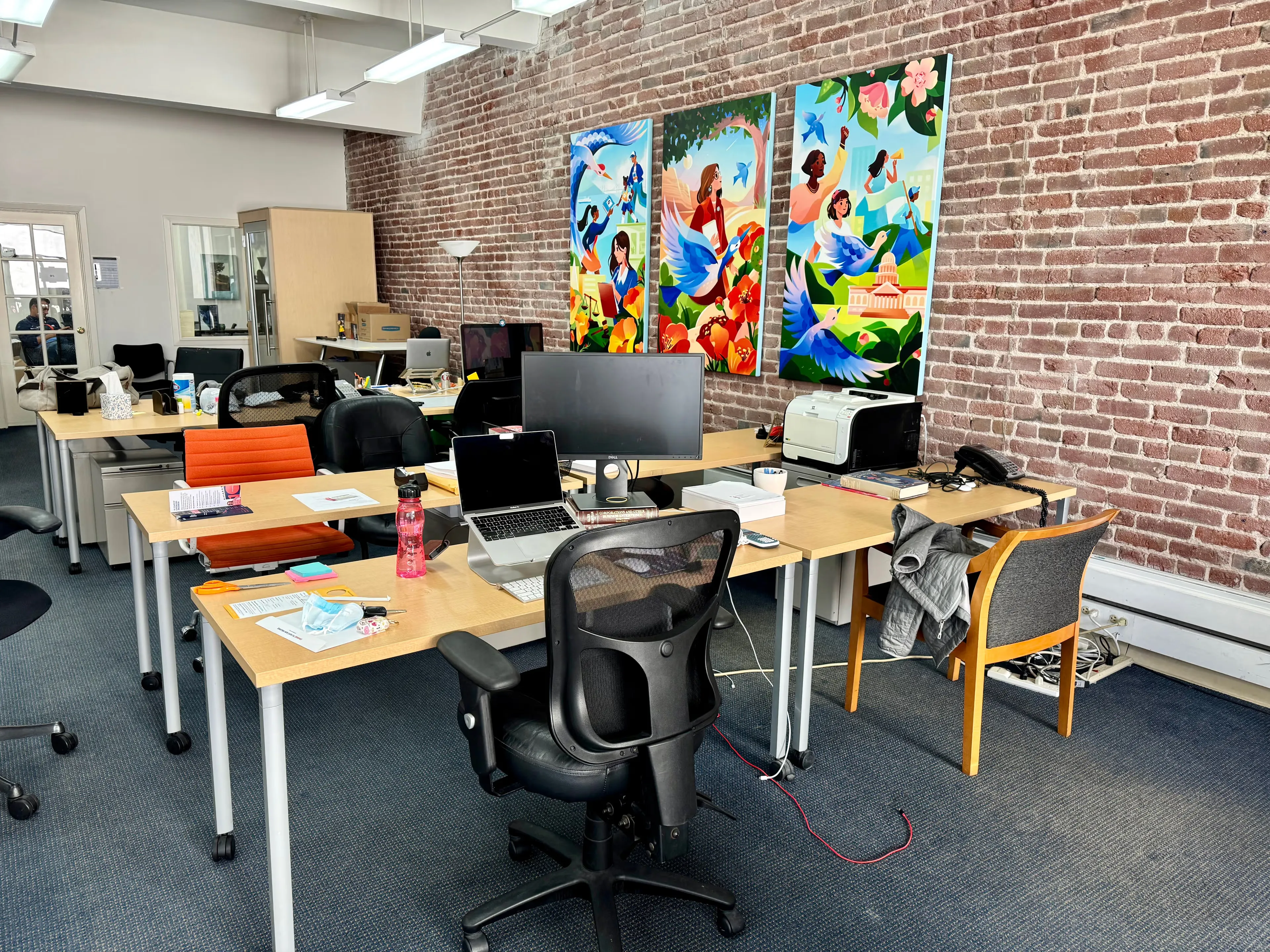 Bright Union Square Office with Natural Light