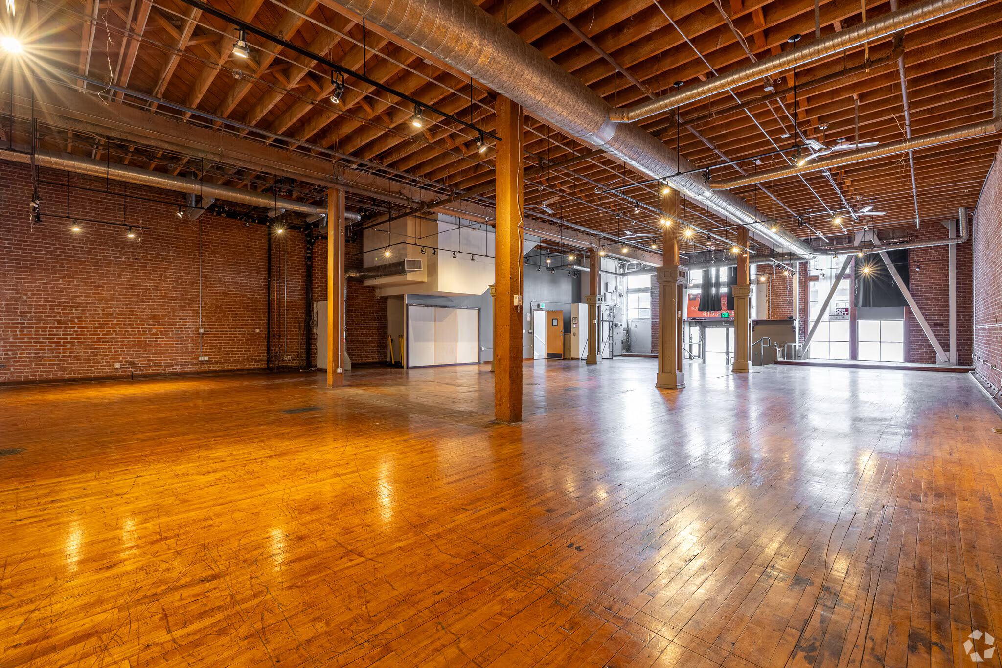 Creative Brick Office with Natural Light in SOMA