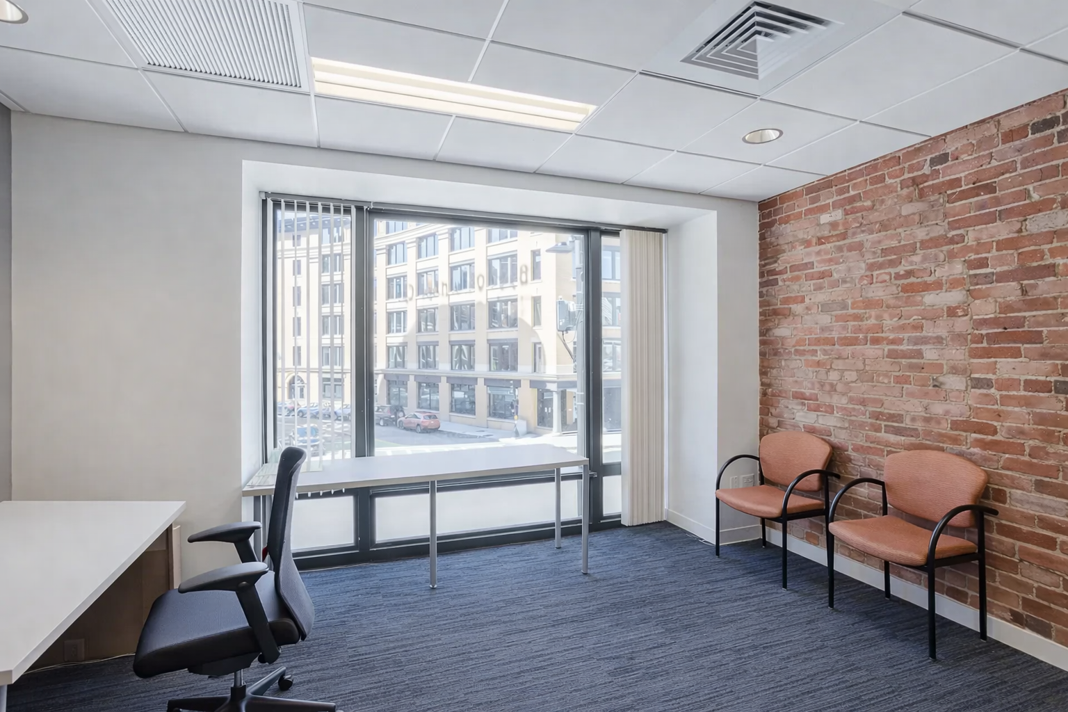 Bright Brick-and-Beam Office in Seaport