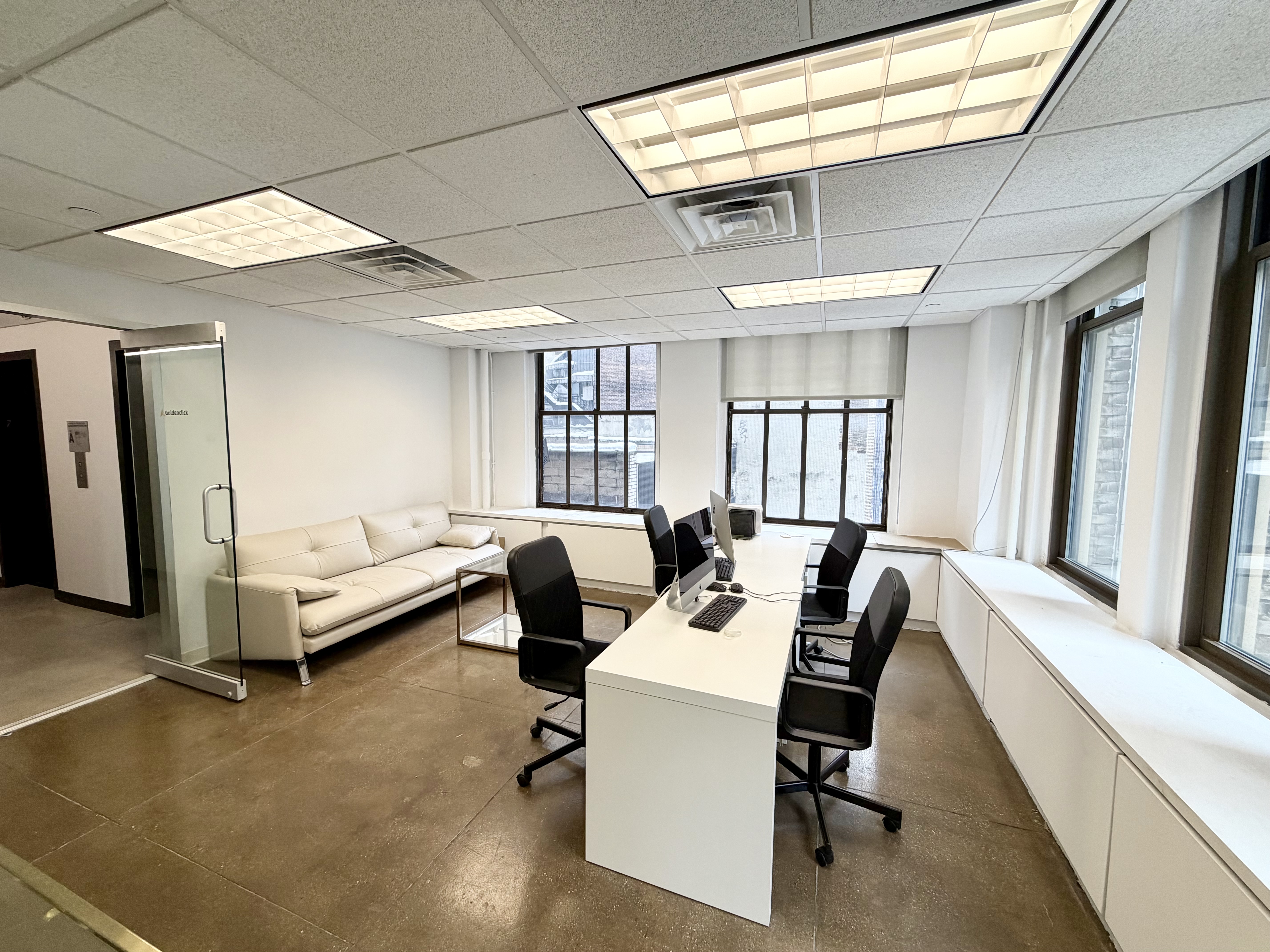 Bright Midtown Office with Natural Light and Amenities