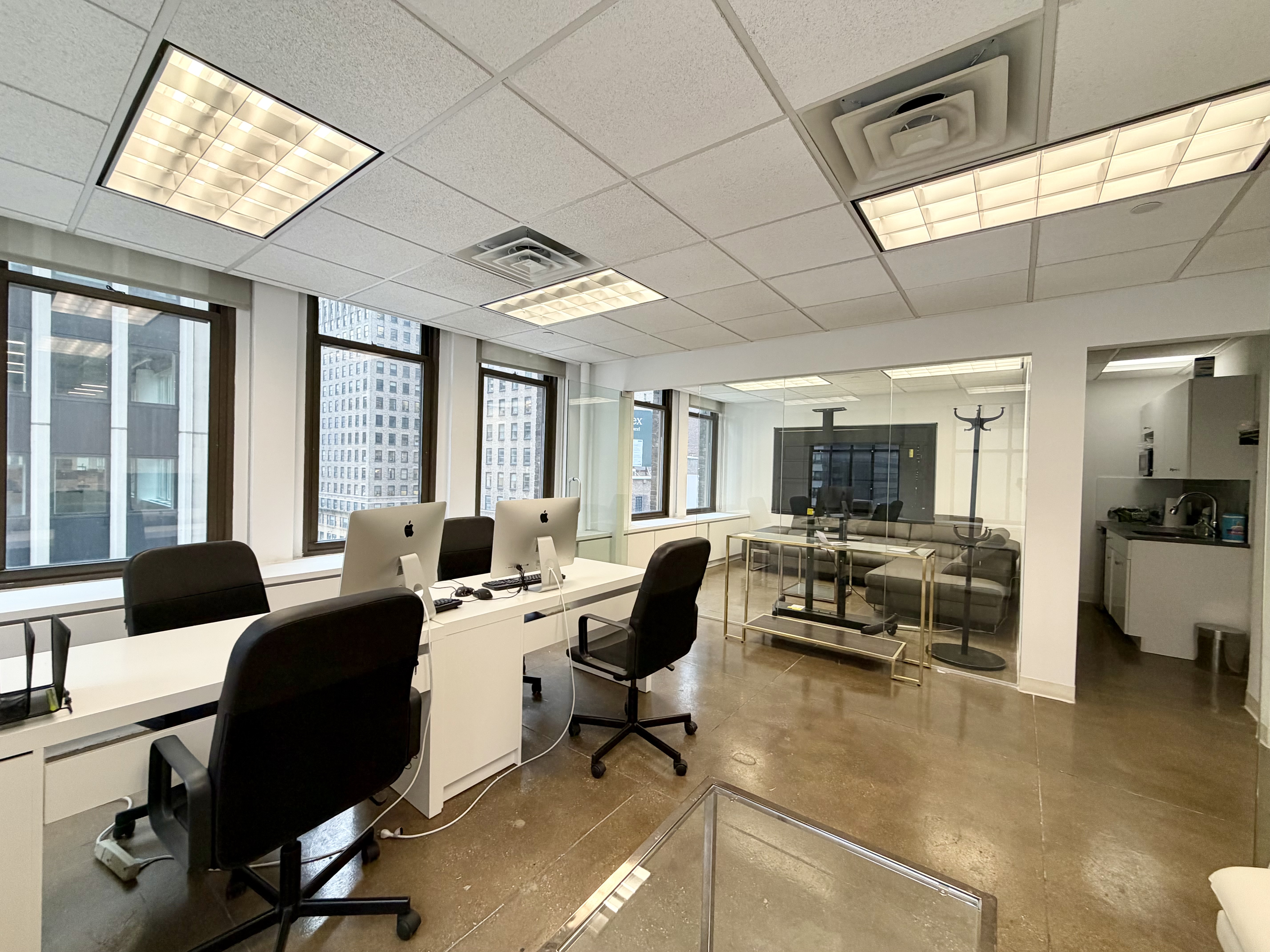 Bright Midtown Office with Natural Light and Amenities