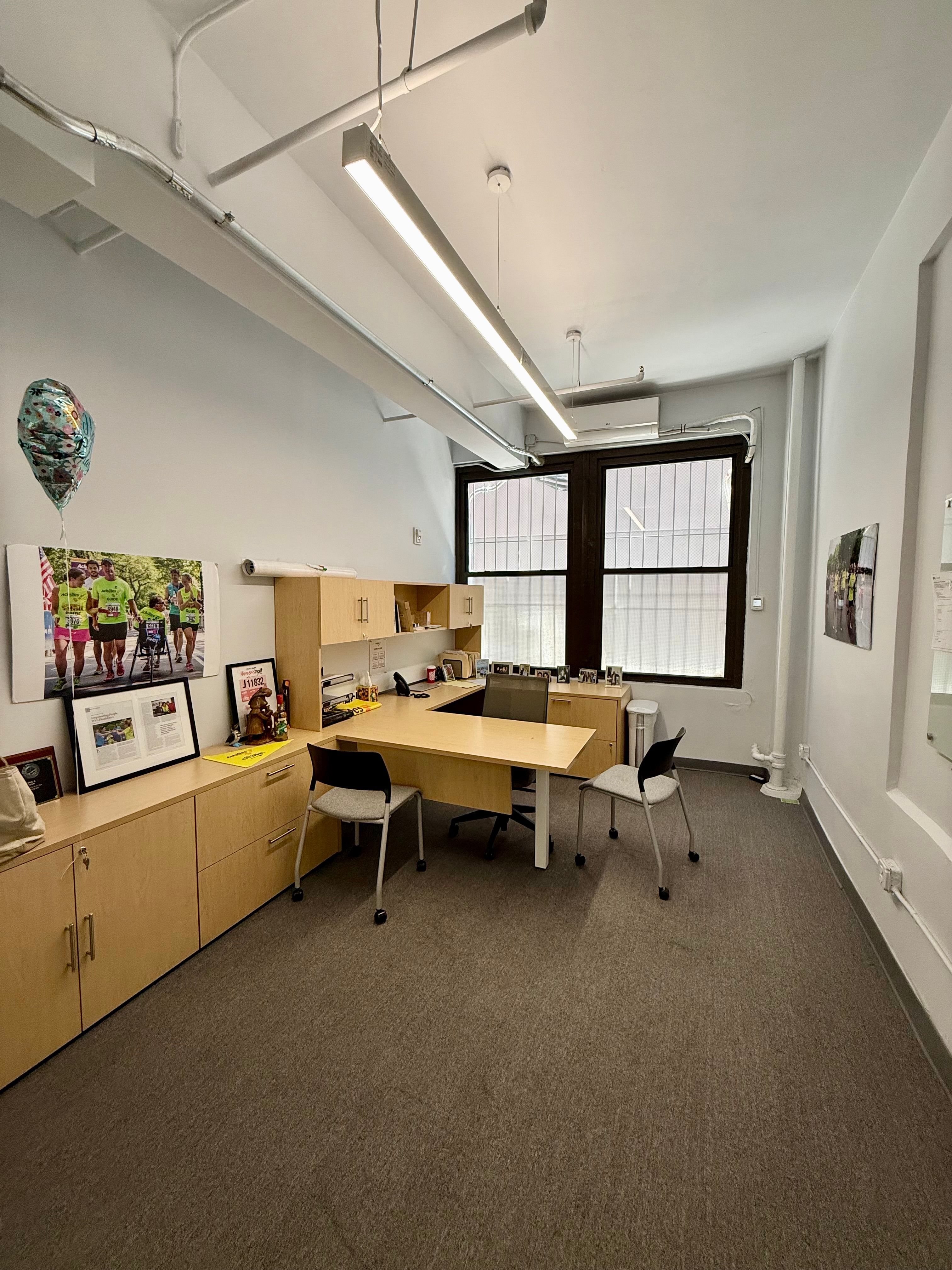 Move-In Ready Office with 3 Glass-Front Offices and Bullpen