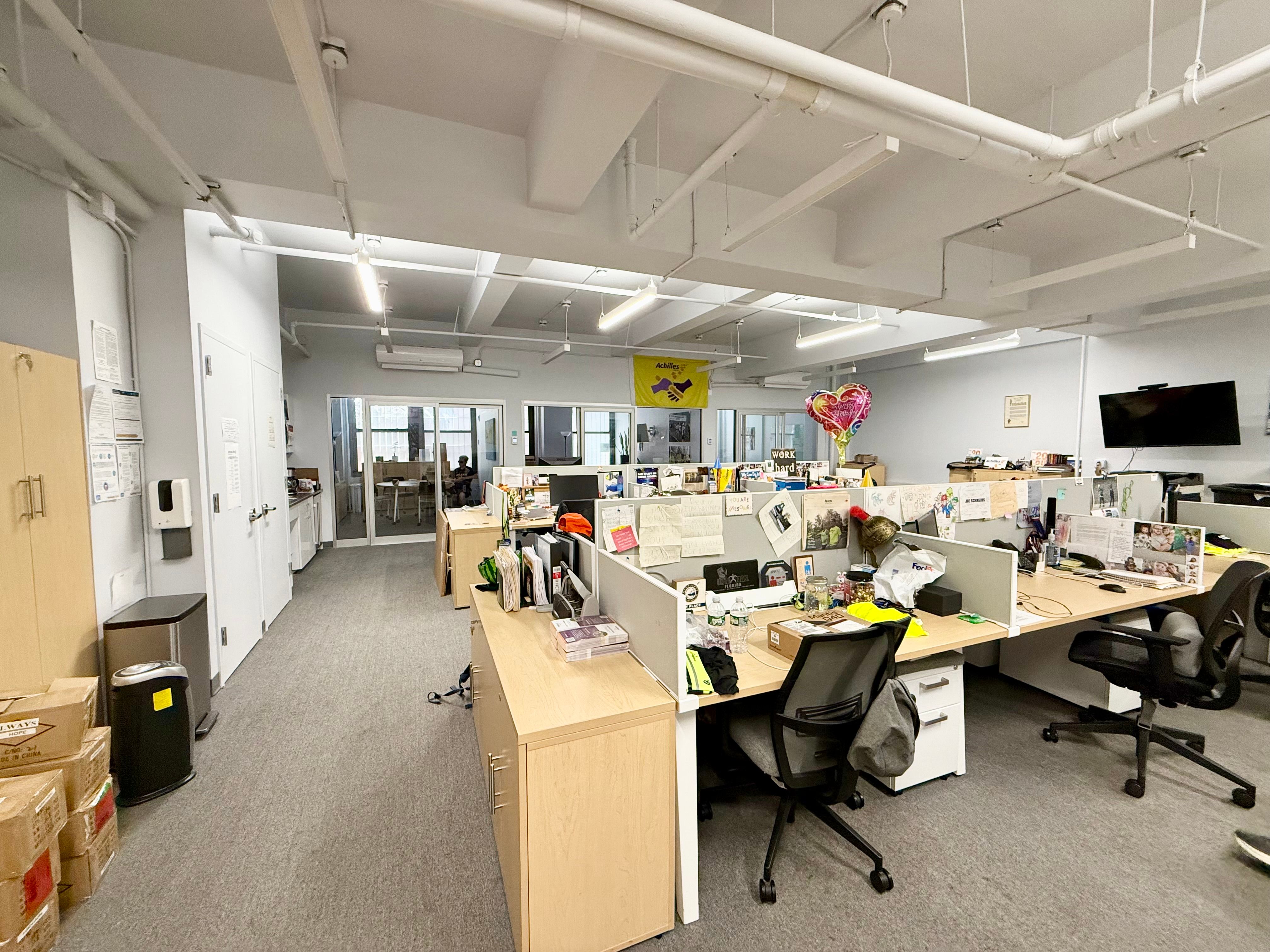 Move-In Ready Office with 3 Glass-Front Offices and Bullpen