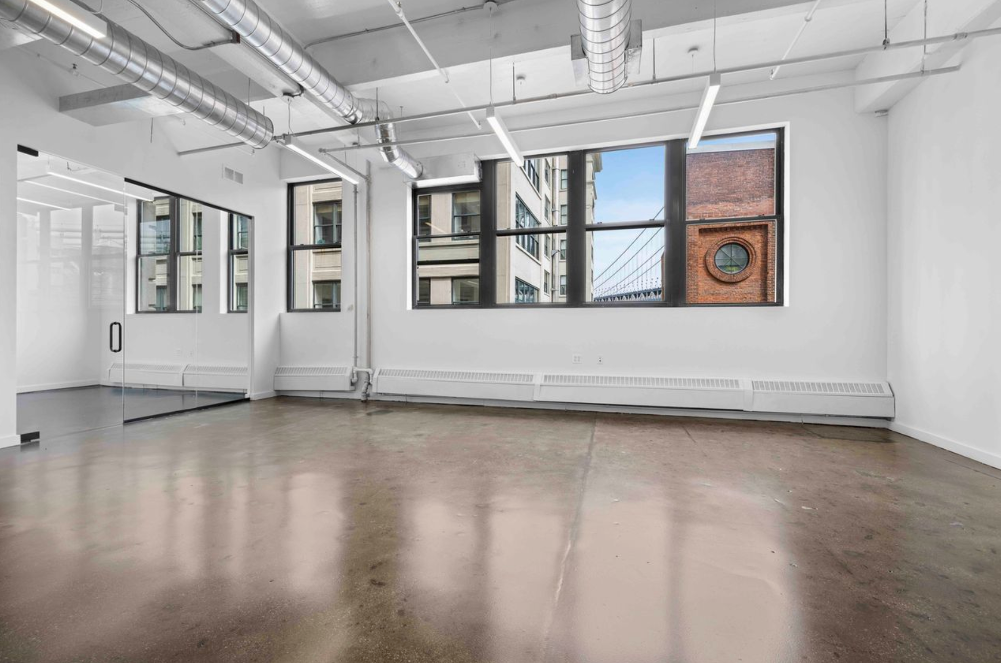 Sleek Dumbo Office with Natural Light 
