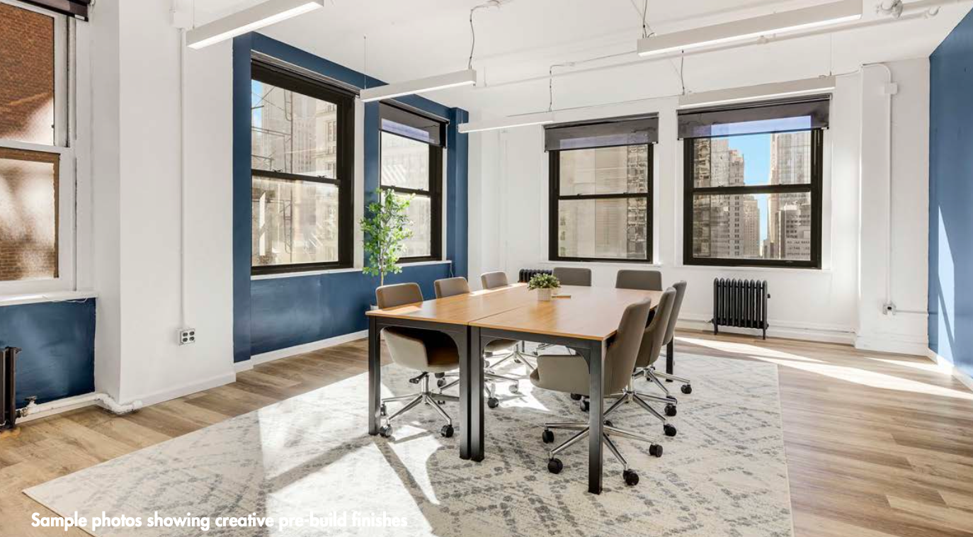 Bright Creative Office in NYC's Financial District 
