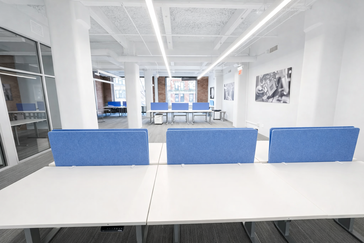 Bright Exposed Brick Office in Vibrant Seaport