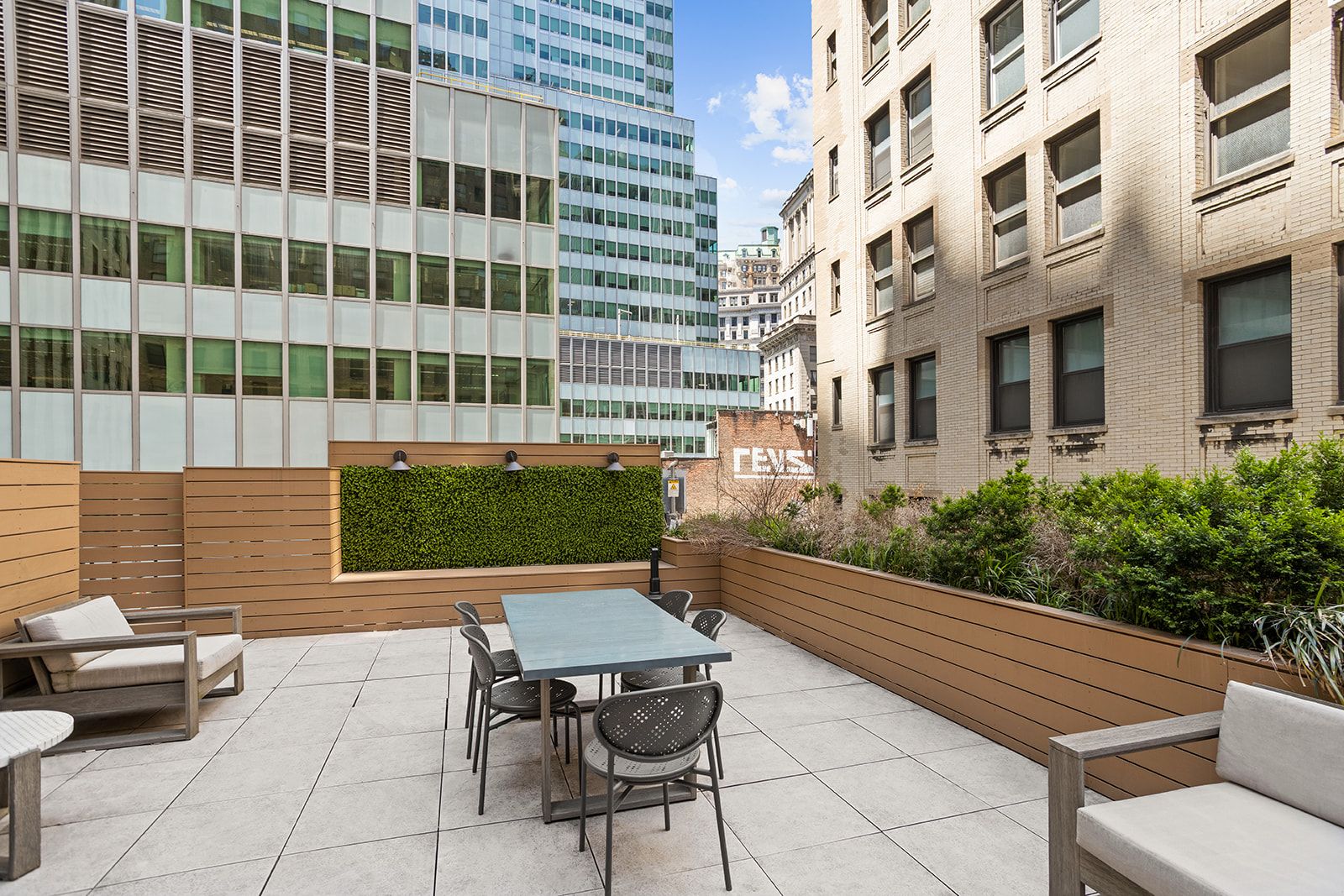 Vibrant FIDI Office with Exposed Brick and Natural Light