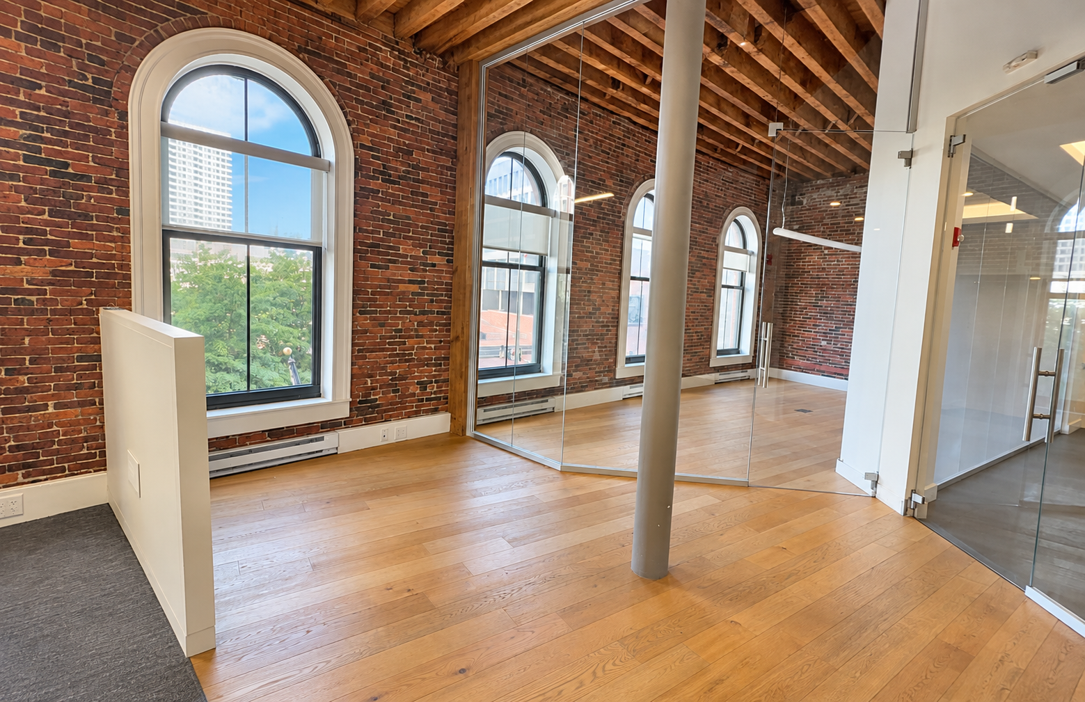 Chic Brick Office Space in Downtown Boston