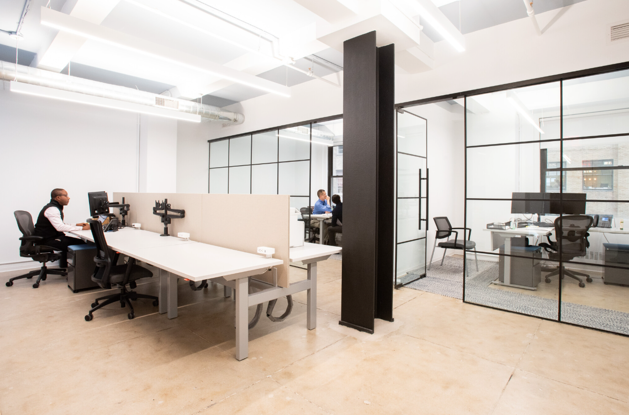 Bright Midtown Office with Natural Light