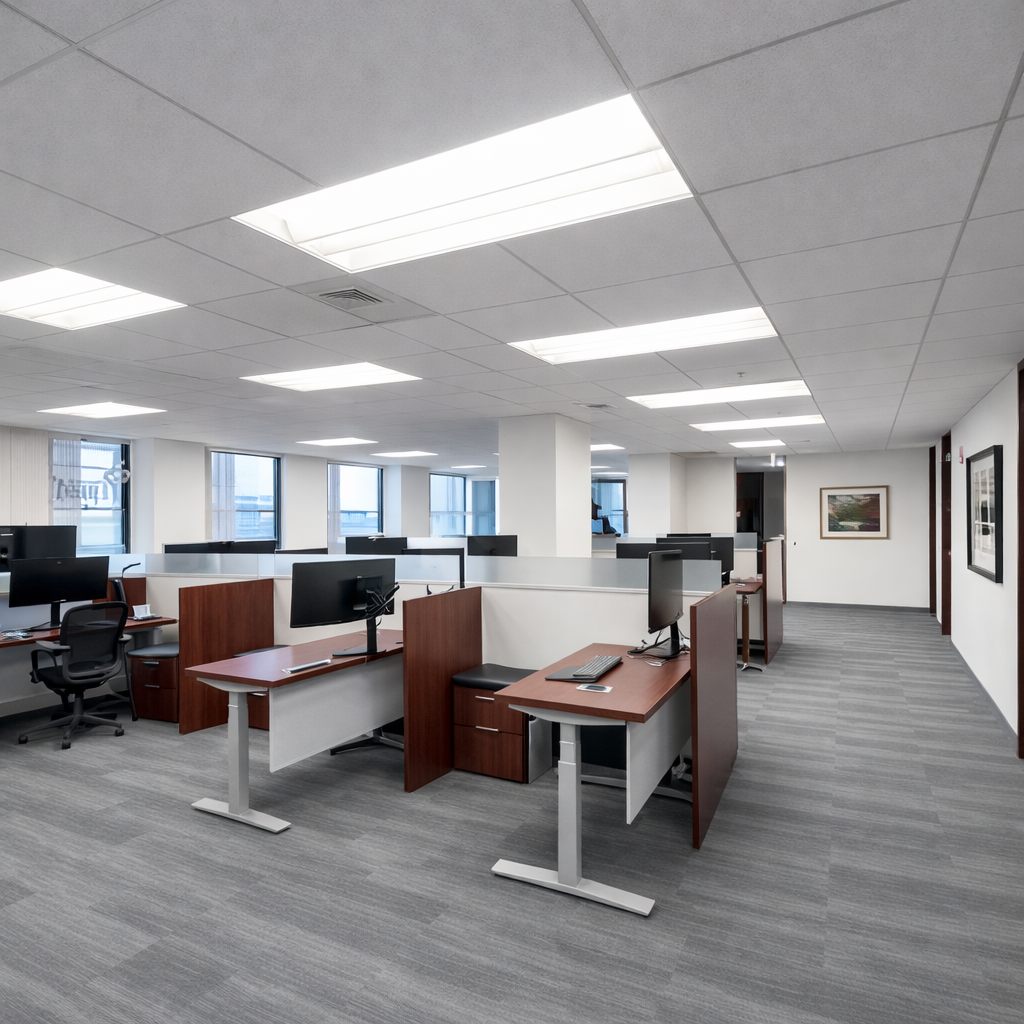 Radiant Downtown Office with Modern Amenities