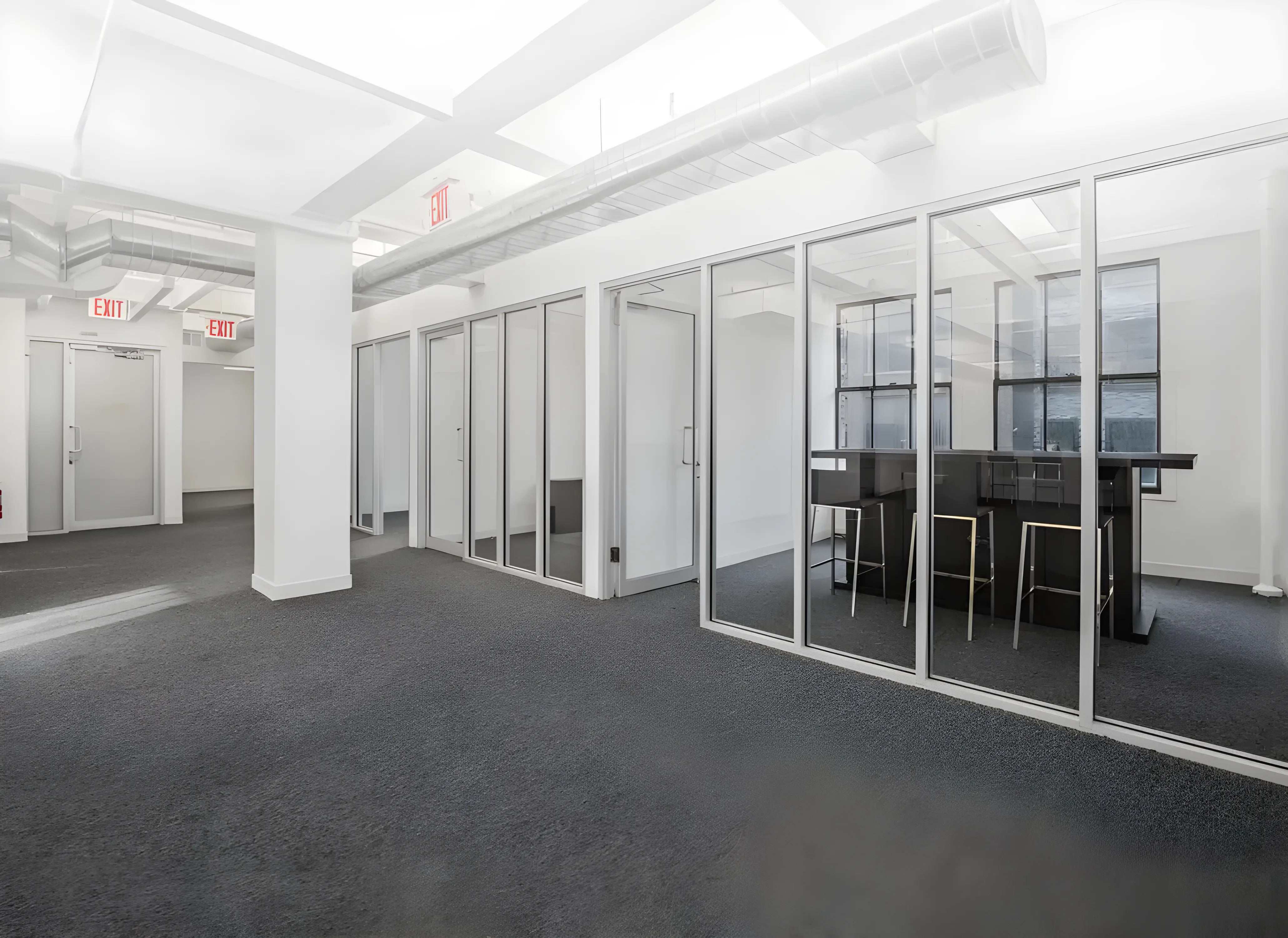 Bright Chelsea Office with Glass Conference Rooms