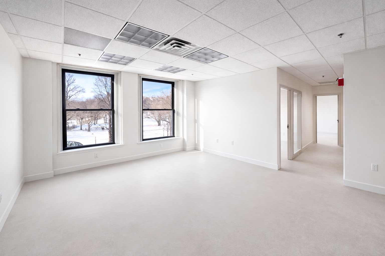 Bright Modern Office with Views of Downtown Boston Commons