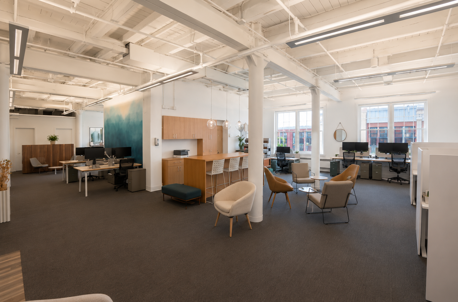 Bright Modern Office in Downtown Boston