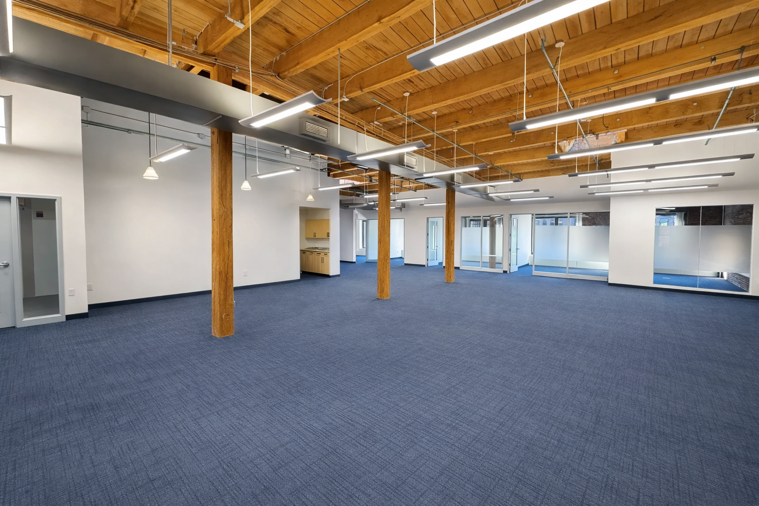 Bright Dynamic Office with Exposed Brick in Seaport