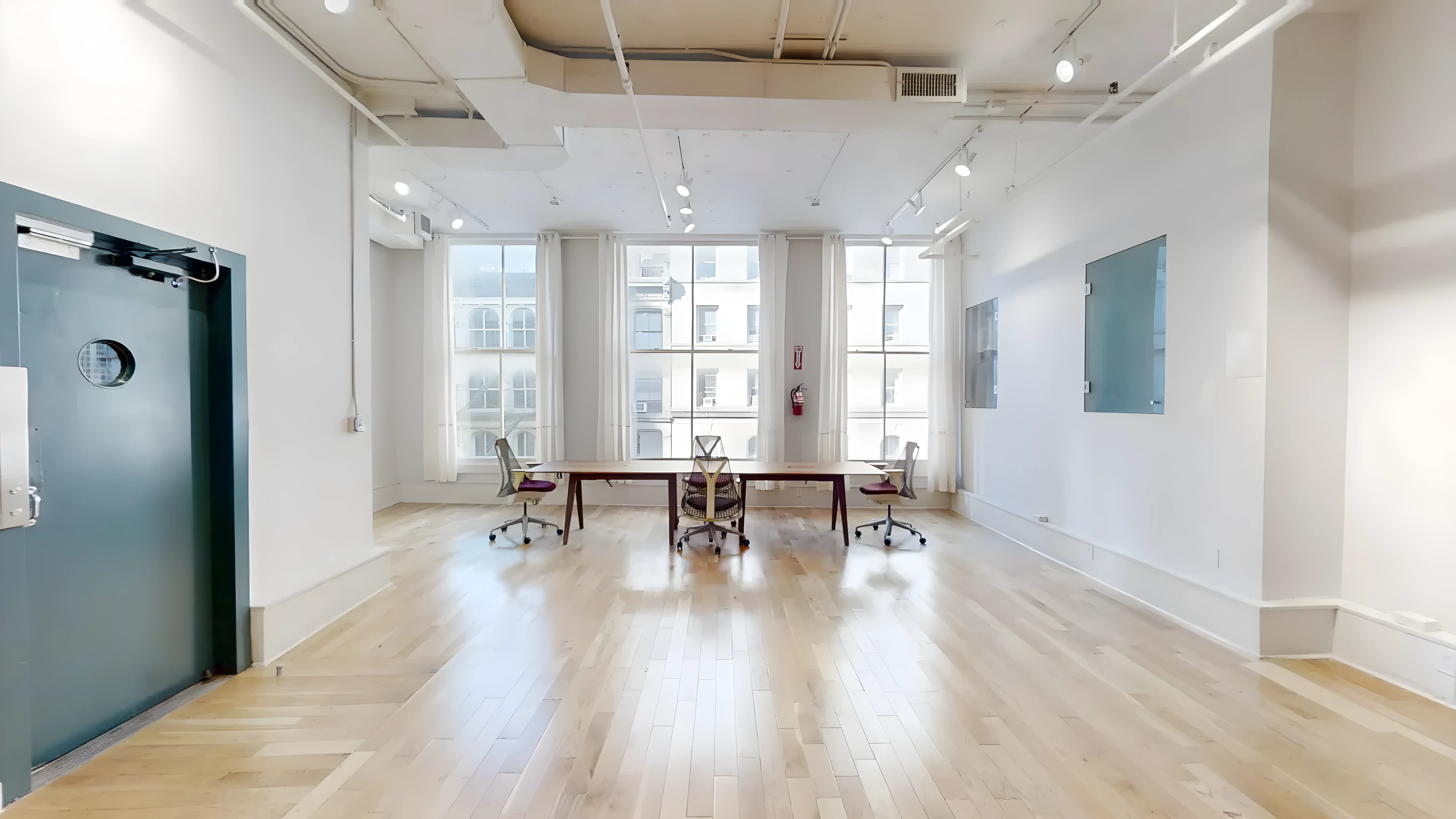 Creative Tribeca Office with Exposed Brick and Natural Light