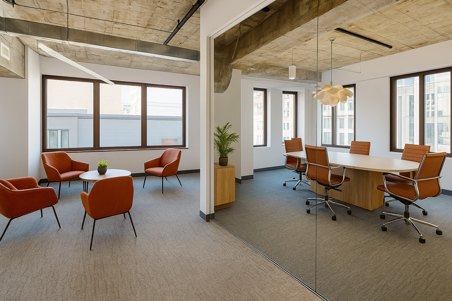 Bright, Functional Workspace in Union Square