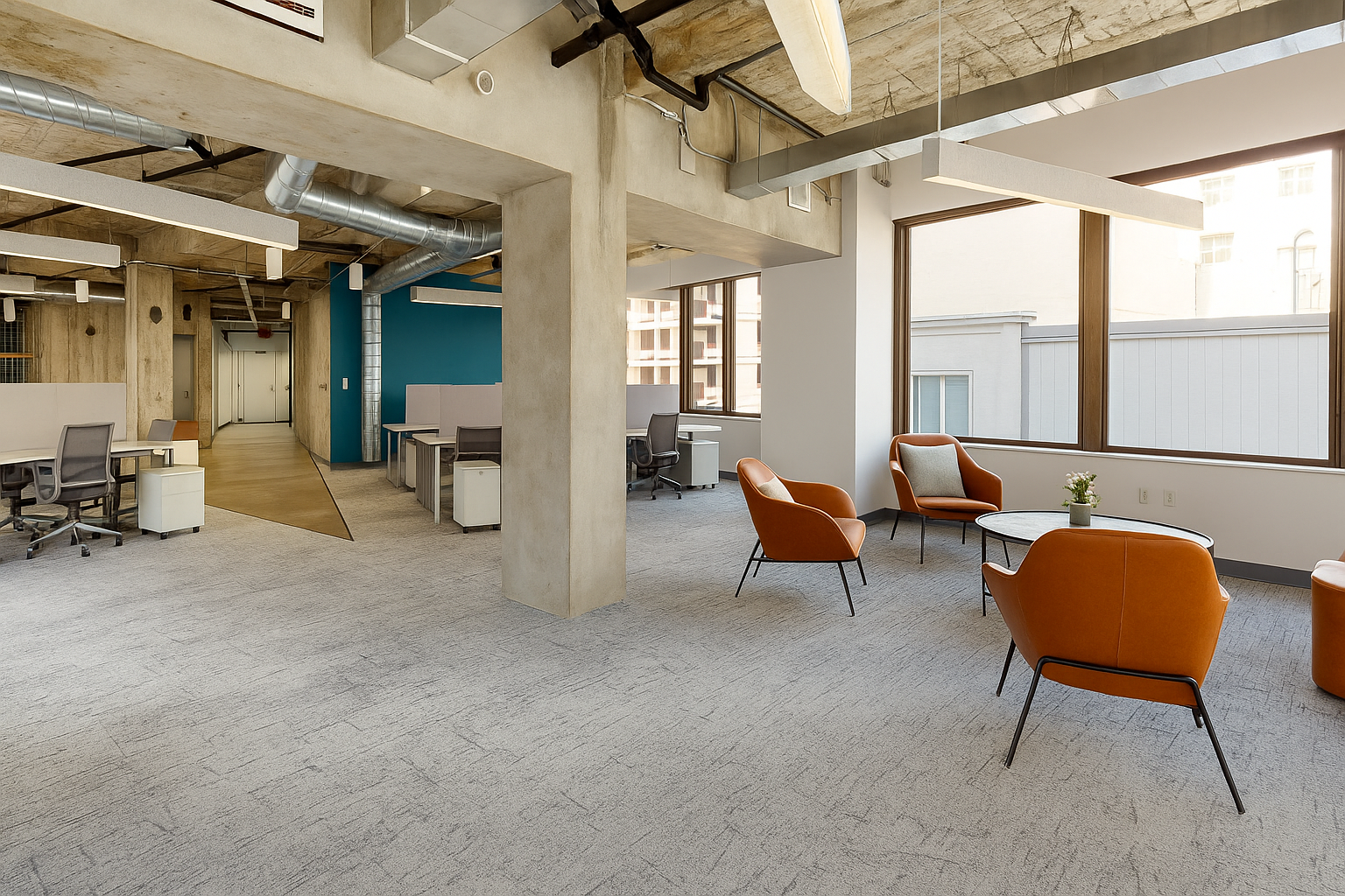 Bright, Functional Workspace in Union Square