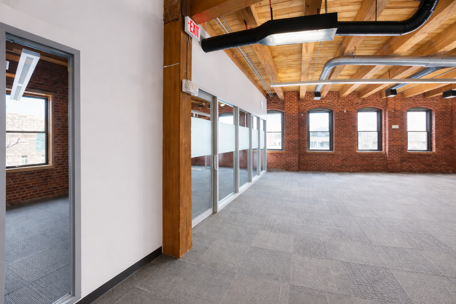 Stylish Seaport Office with High Ceilings and Views