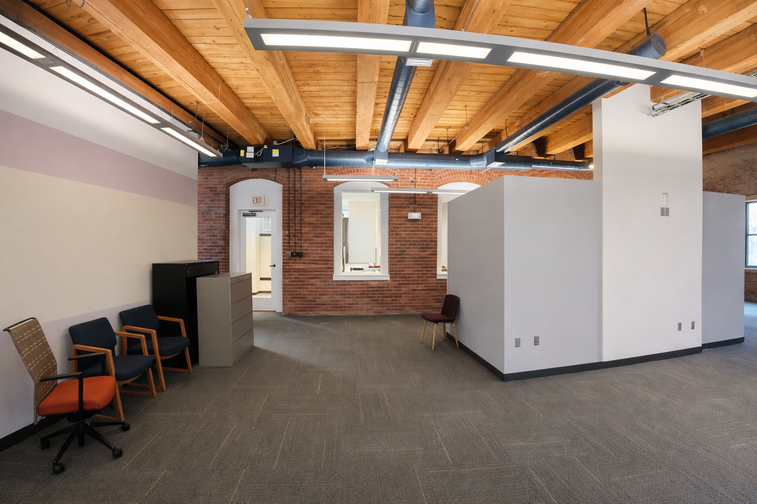 Stylish Seaport Office with High Ceilings and Views