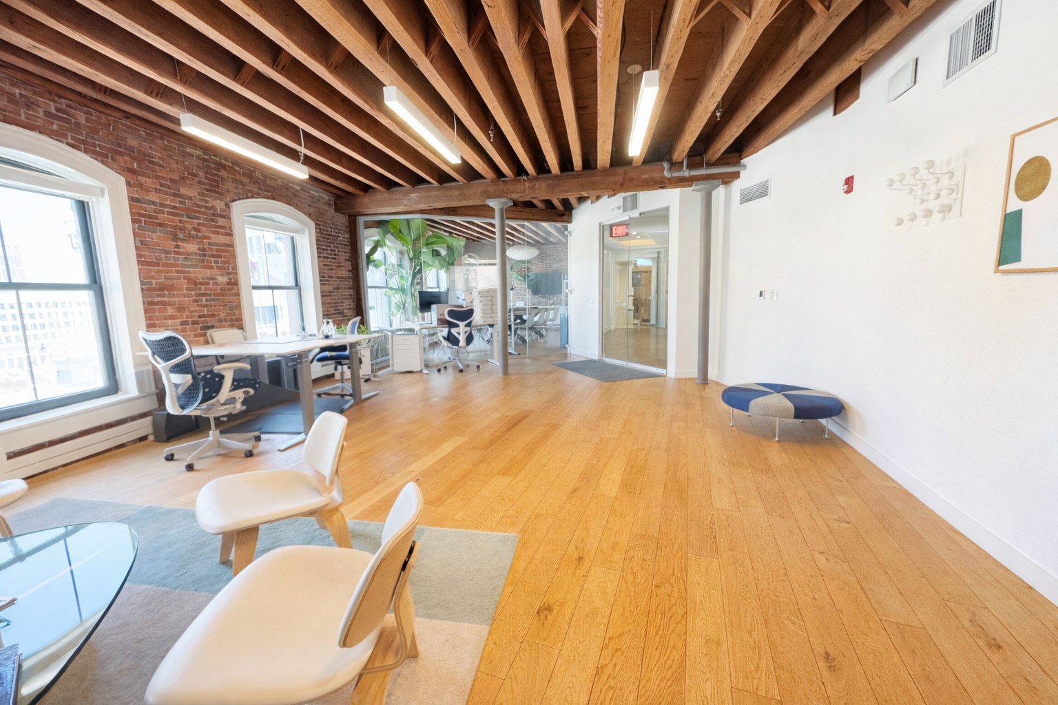 Bright Brick Office Space in Downtown Boston