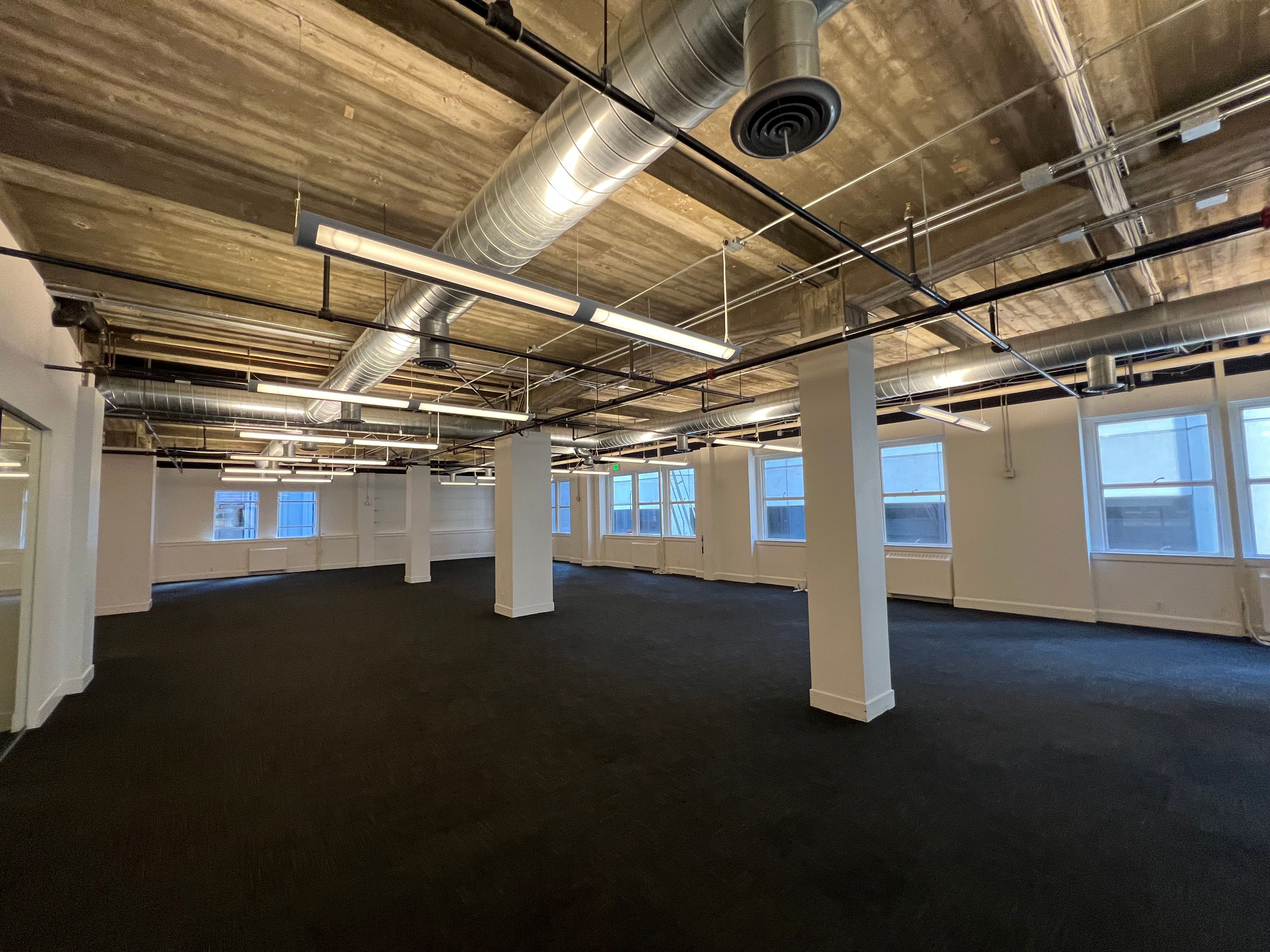 Bright Financial District Office with High Ceilings