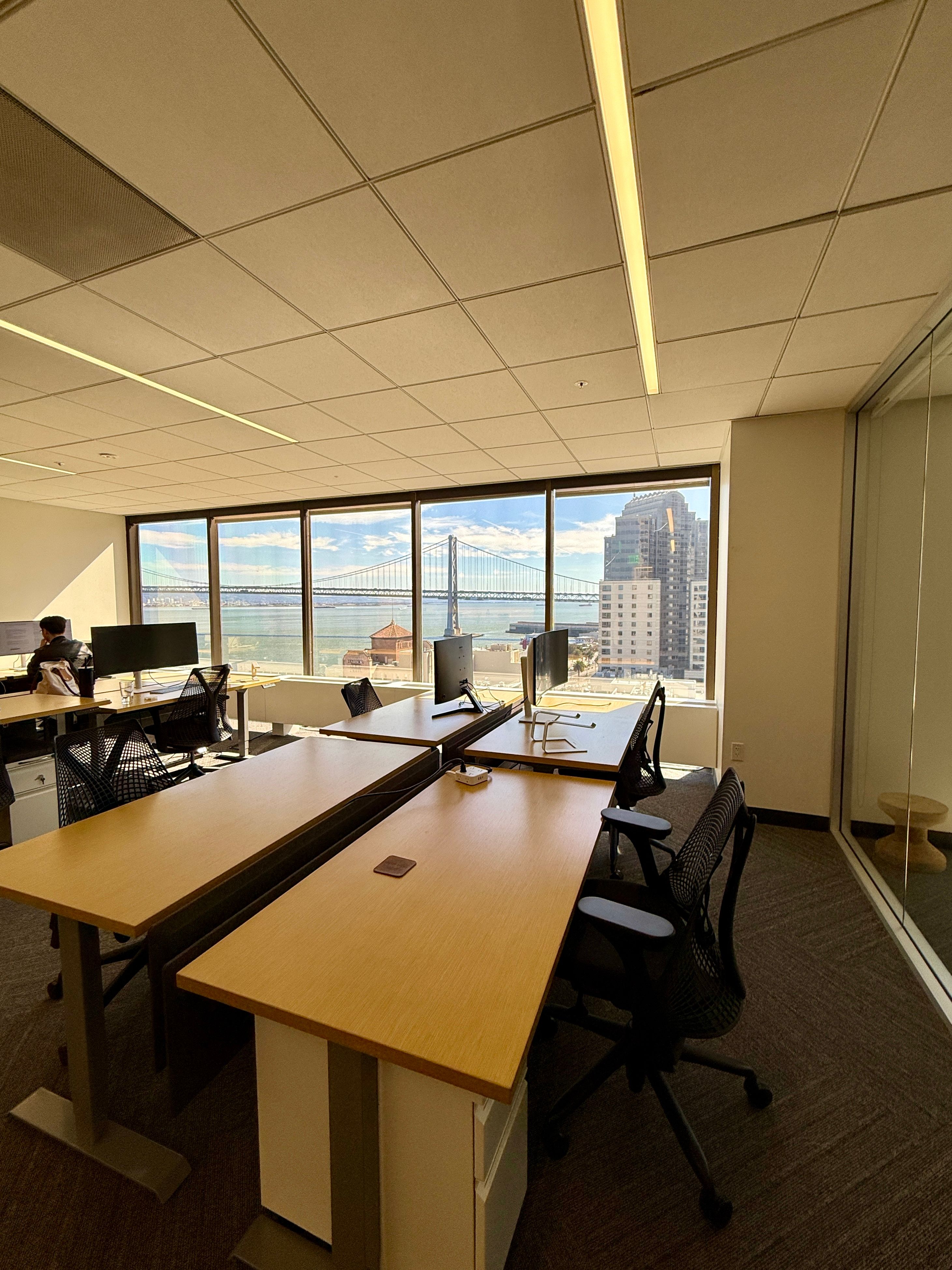 Bright Furnished Class-A Office with Great Views in SF