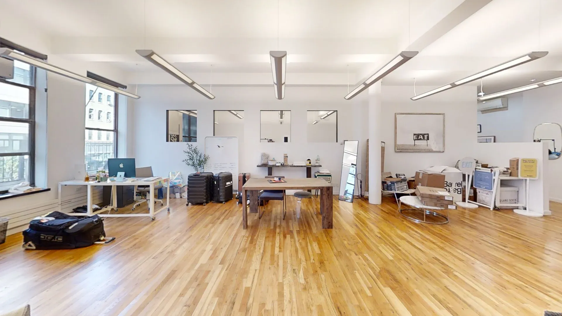 Dynamic Brick and Glass Office in Greenwich Village