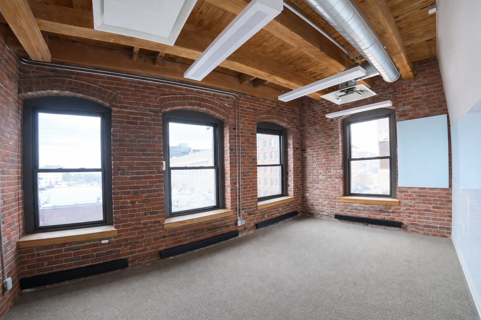 Vibrant Exposed Brick Office in Seaport