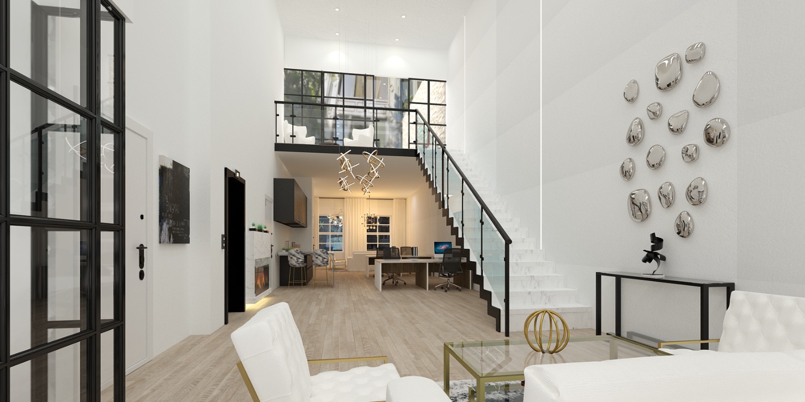 Luxurious Duplex Penthouse with Terrace in SoHo