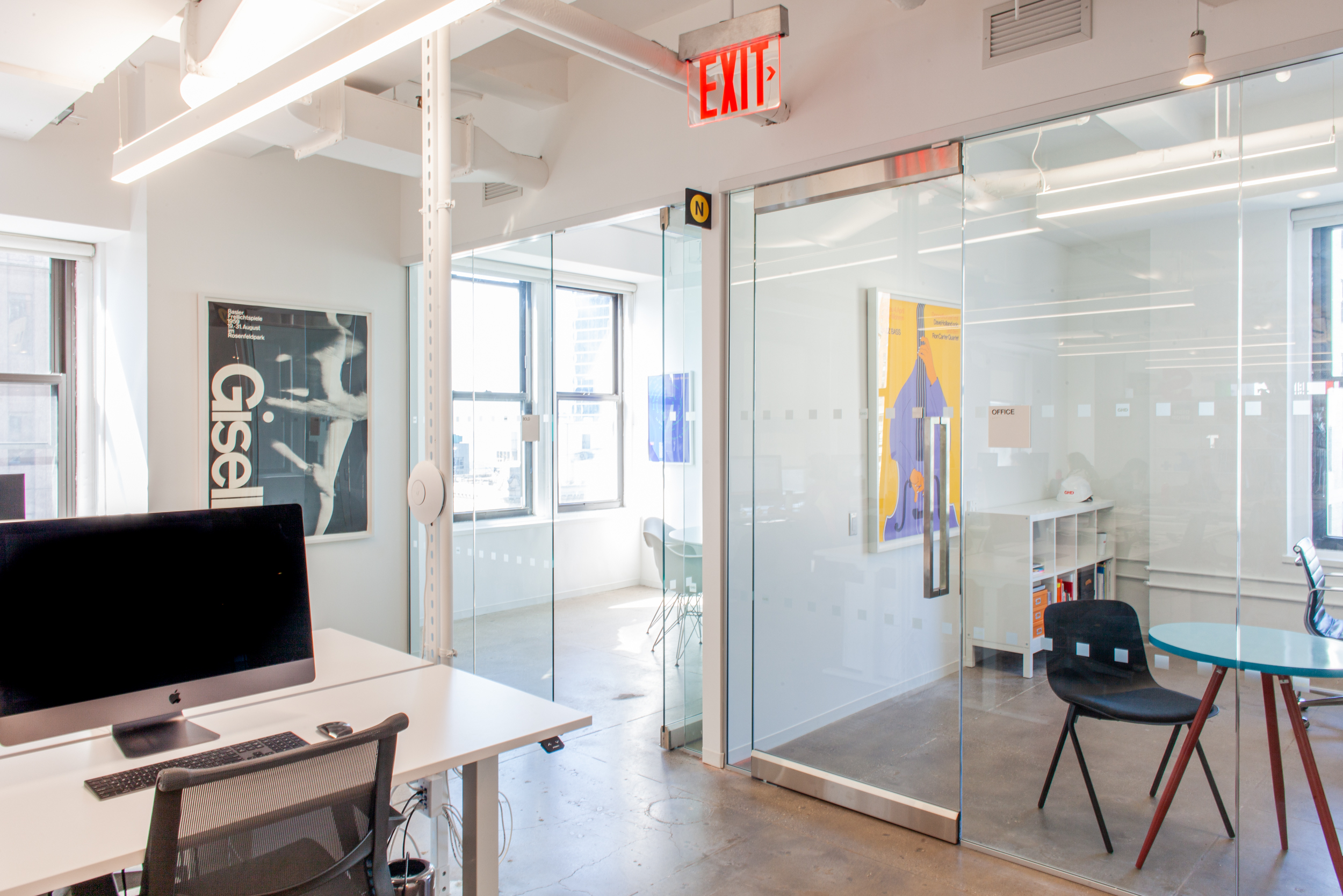 Aesthetic, Modern FiDi Office with 3 Meeting Rooms