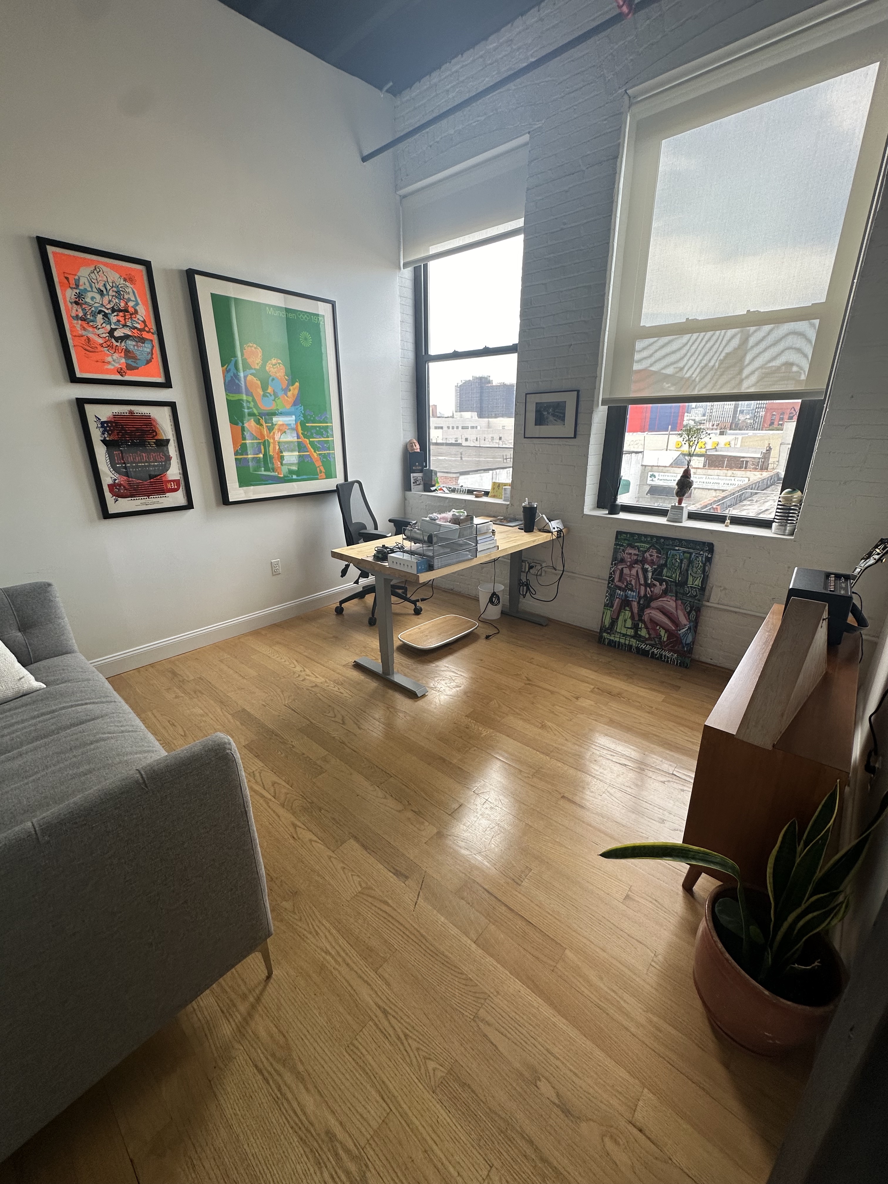 Vibrant Office Suite with Unique Decor in Brooklyn