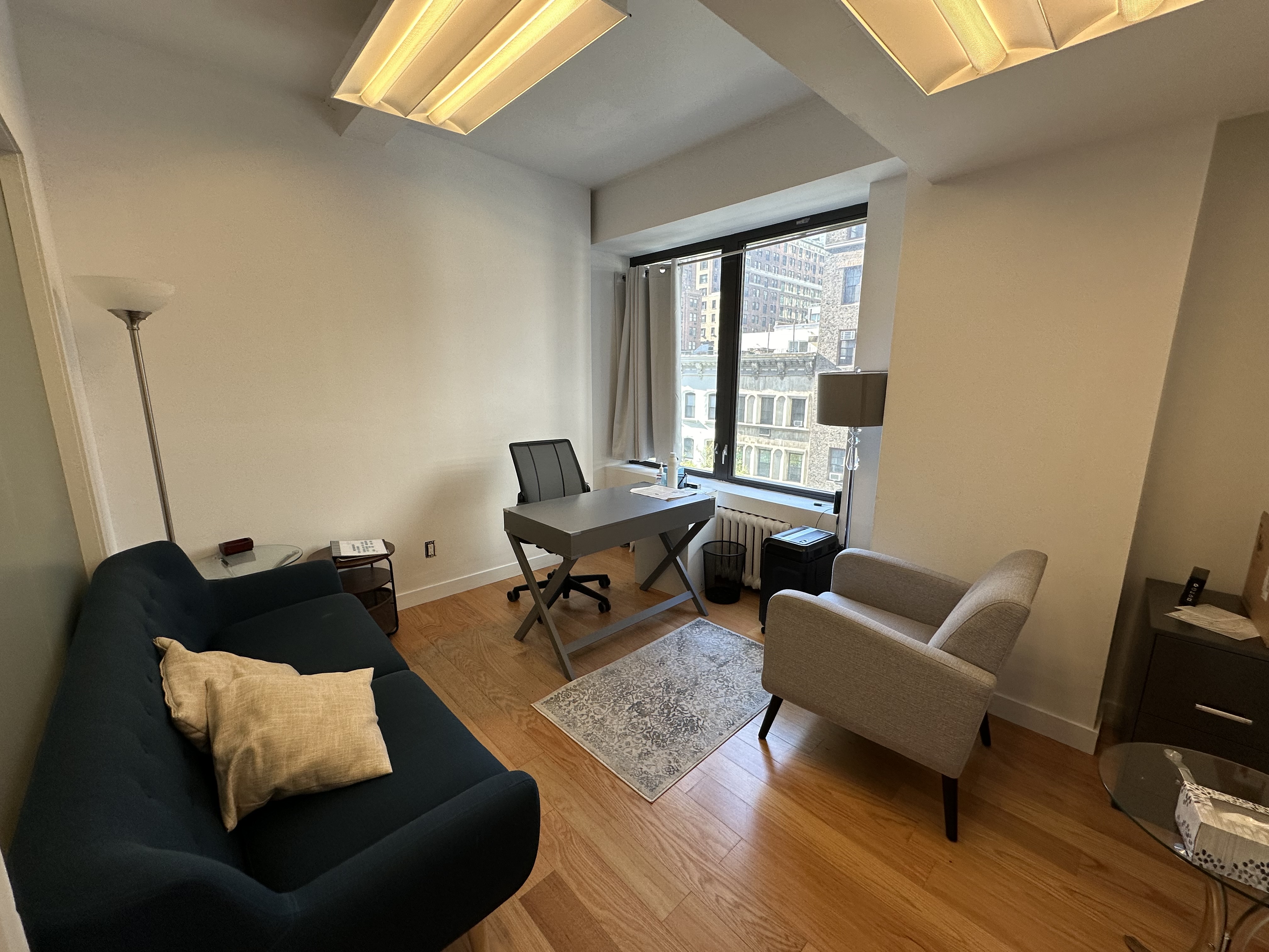 Spacious Midtown East suite with 2 private offices