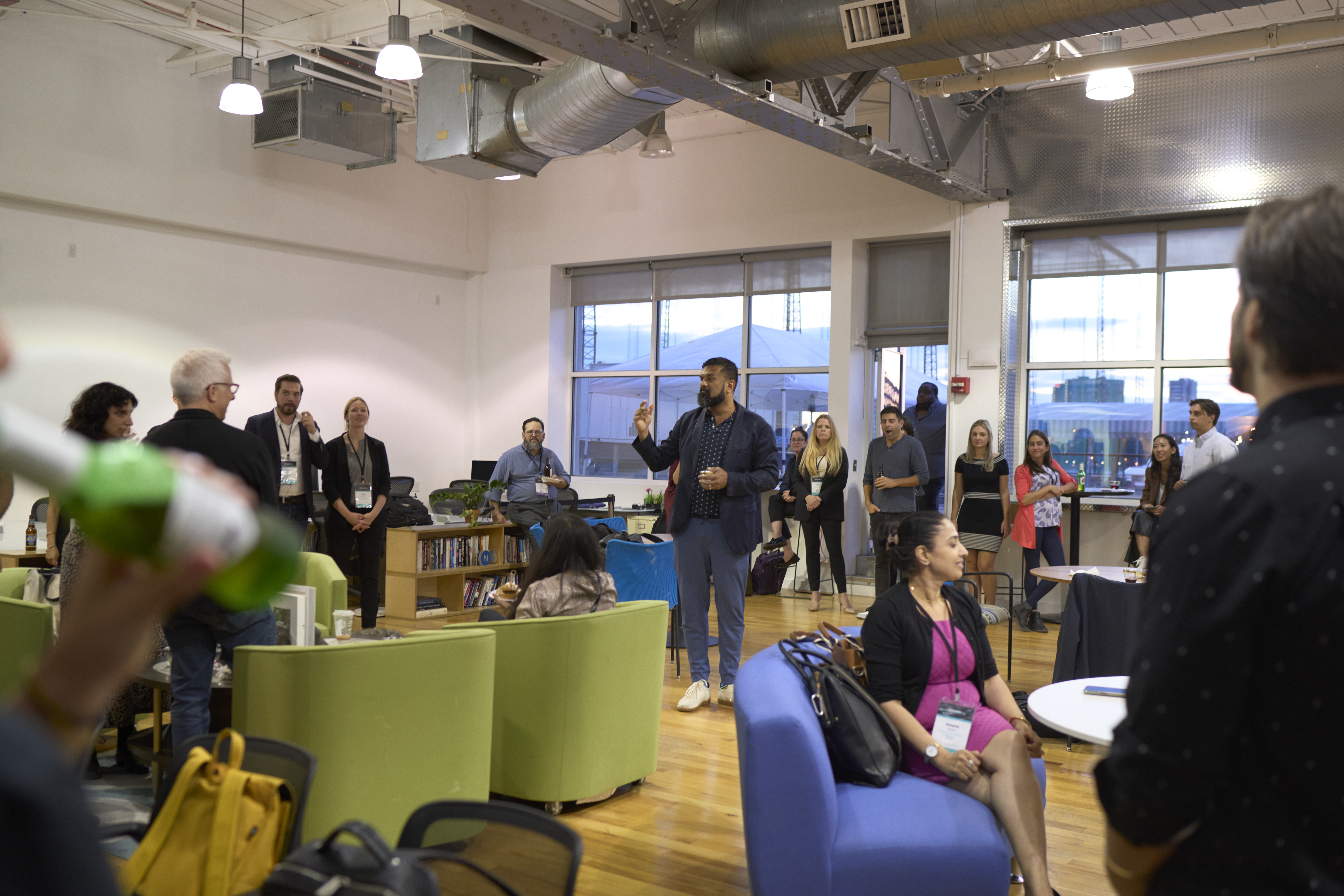 Waterfront, Industrial Startup Space with Outdoor Deck