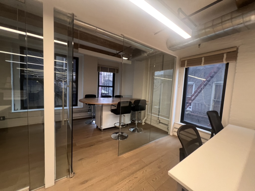 Open Workspace with Meeting Rooms in Nolita